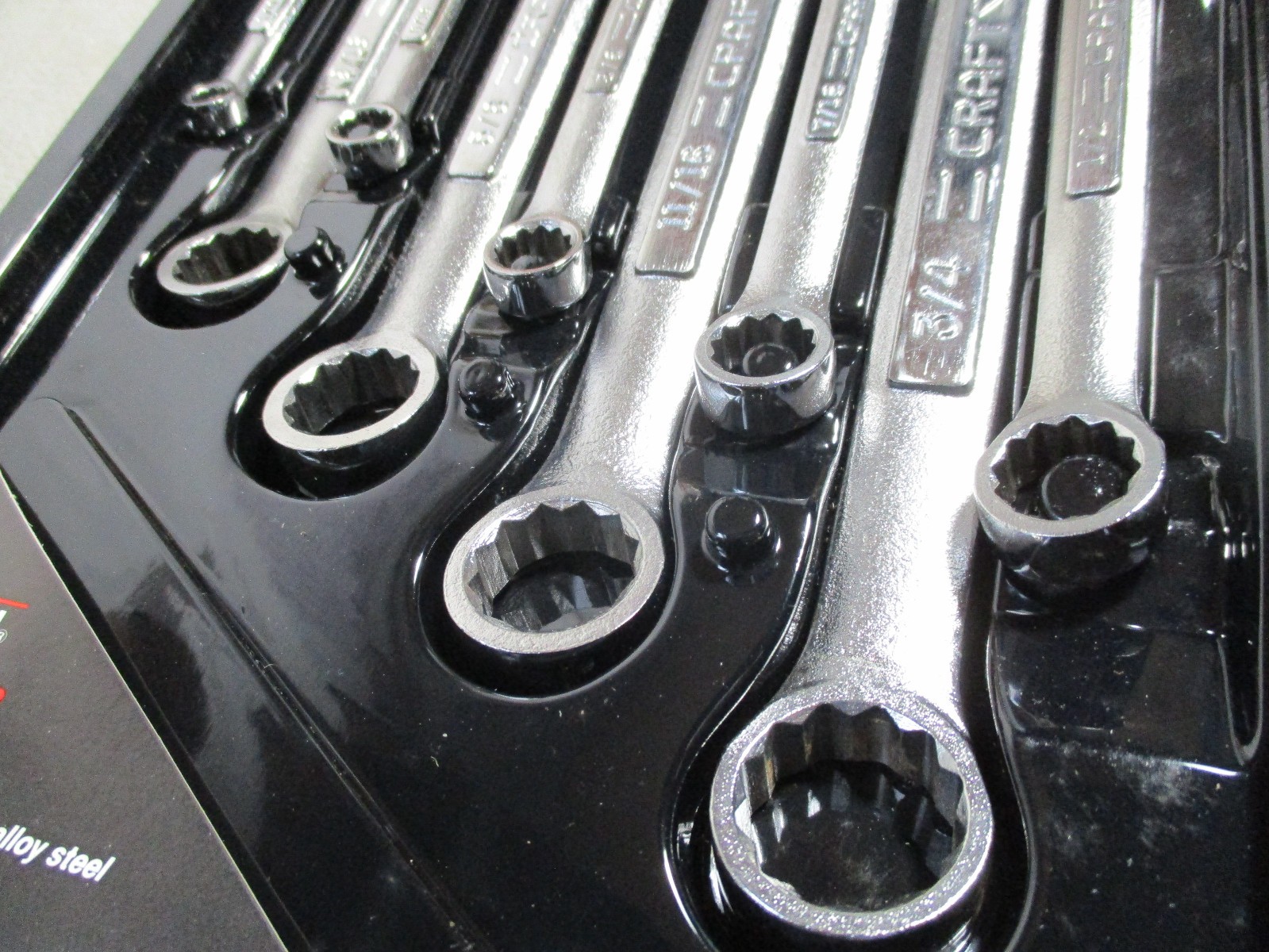 Sears Craftsman -VV- 9-pc SAE Combination Wrench Set 1/4″ – 3/4″ 9-44731 NOS