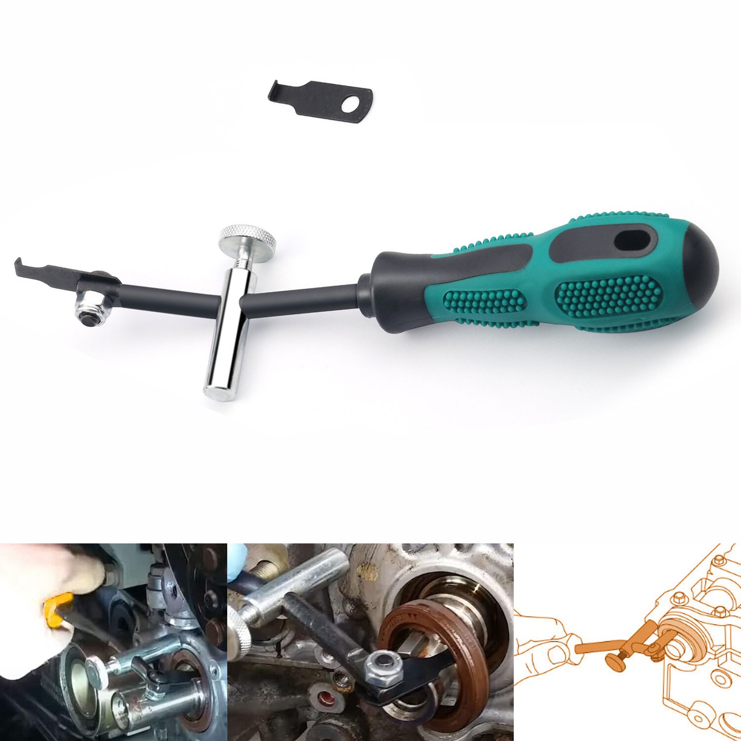 58430 Shaft Type Seal Puller For Many Shaft Seal Application Auto & Motorcycles