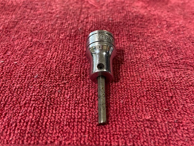 SNAP-ON TOOLS 3/8″ DR 9/64″ SAE HEX BIT SOCKET DRIVER MODEL: FA4.5A USA