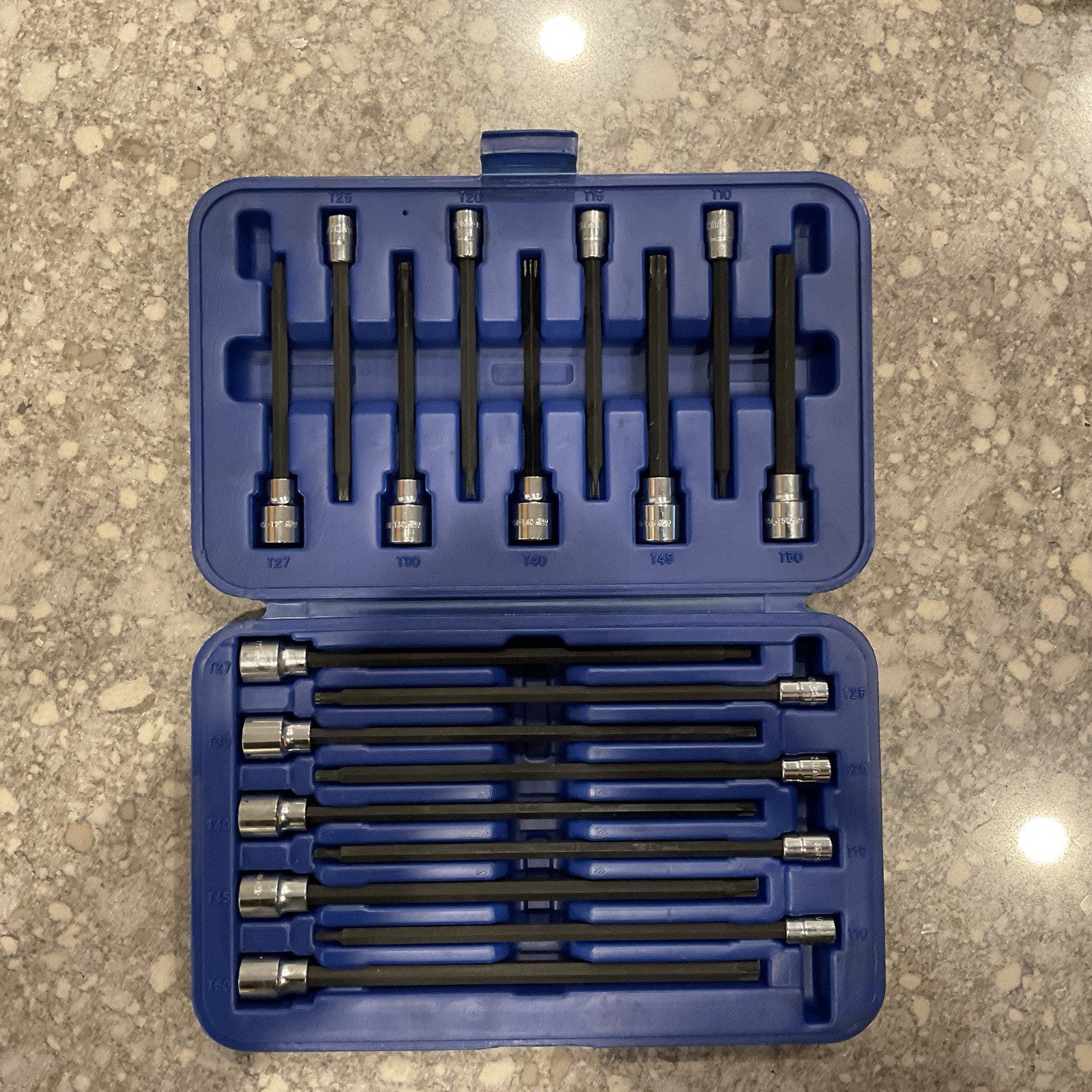 Vim Tools 18 Piece Extra Long Torx Specialty Set S2 Steel Bits (V458L)