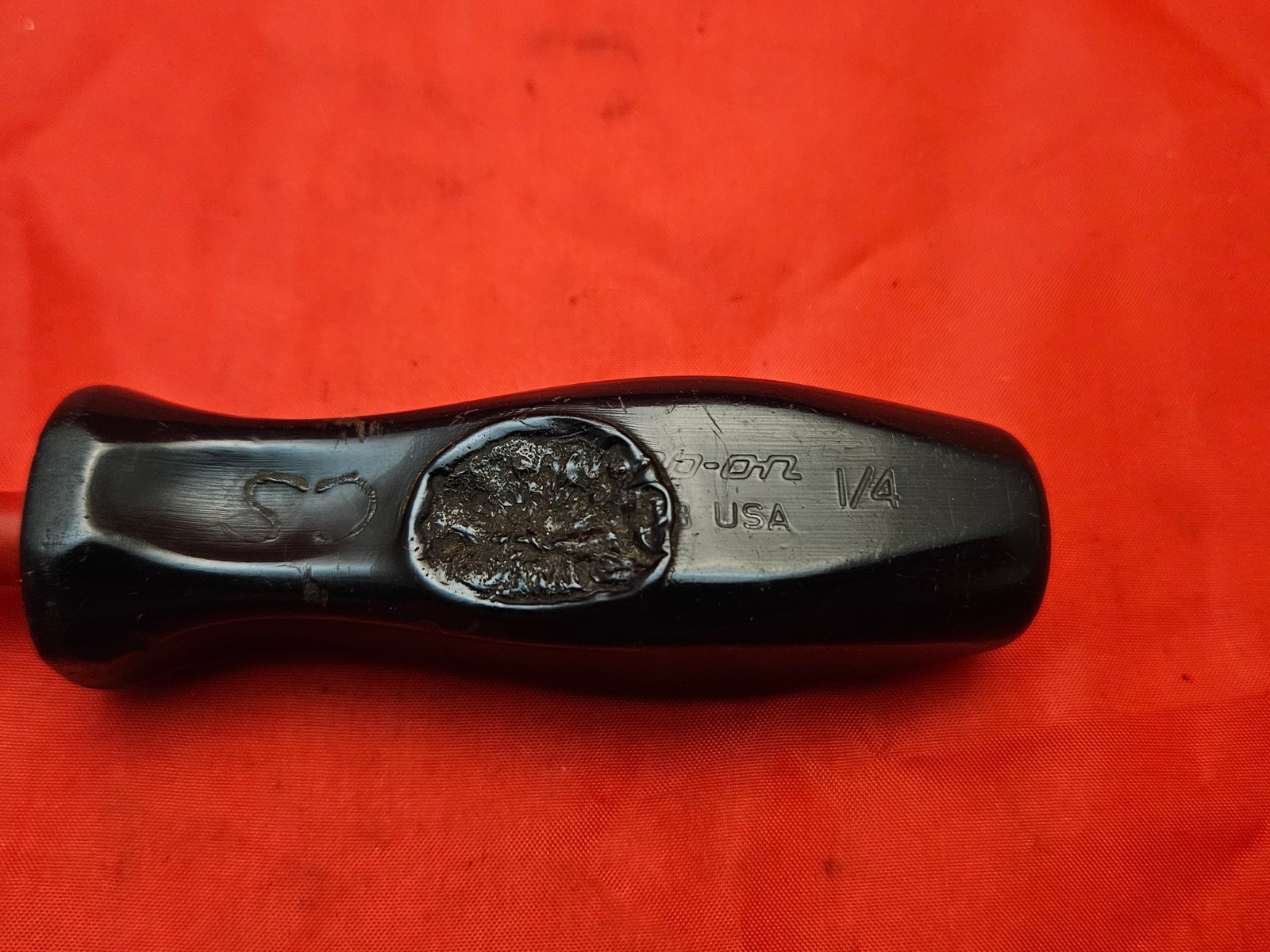 Snap-on New Logo NDD108 1/4″ 6 Point Hollow Shaft Nut Driver Hard Handle USA S5