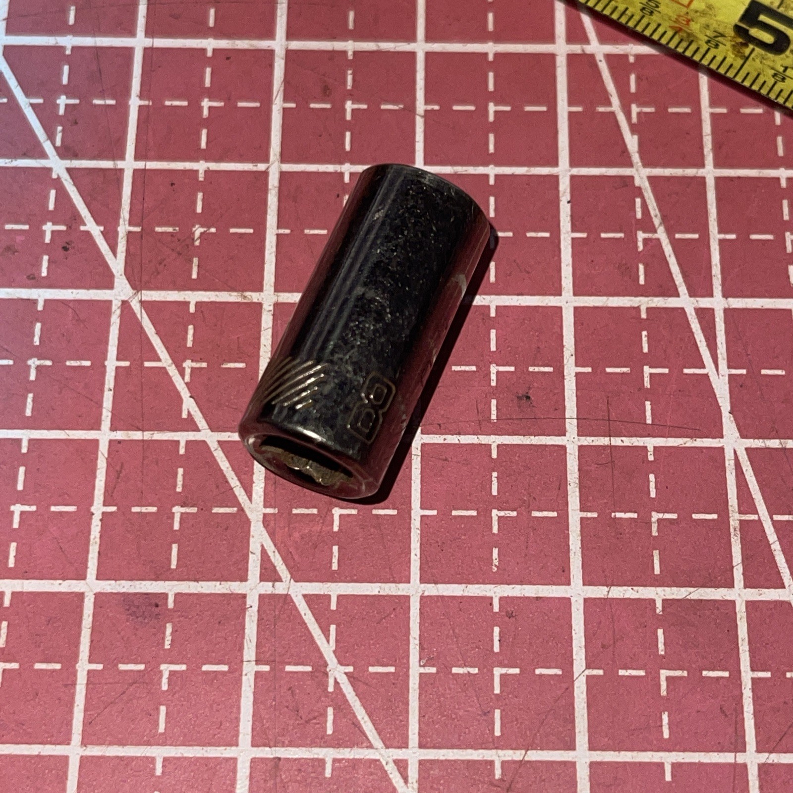 Craftsman 81-756 GM 8 MM Metric 1/4 Drive 6 Point Socket Gunmetal 81756 8MM