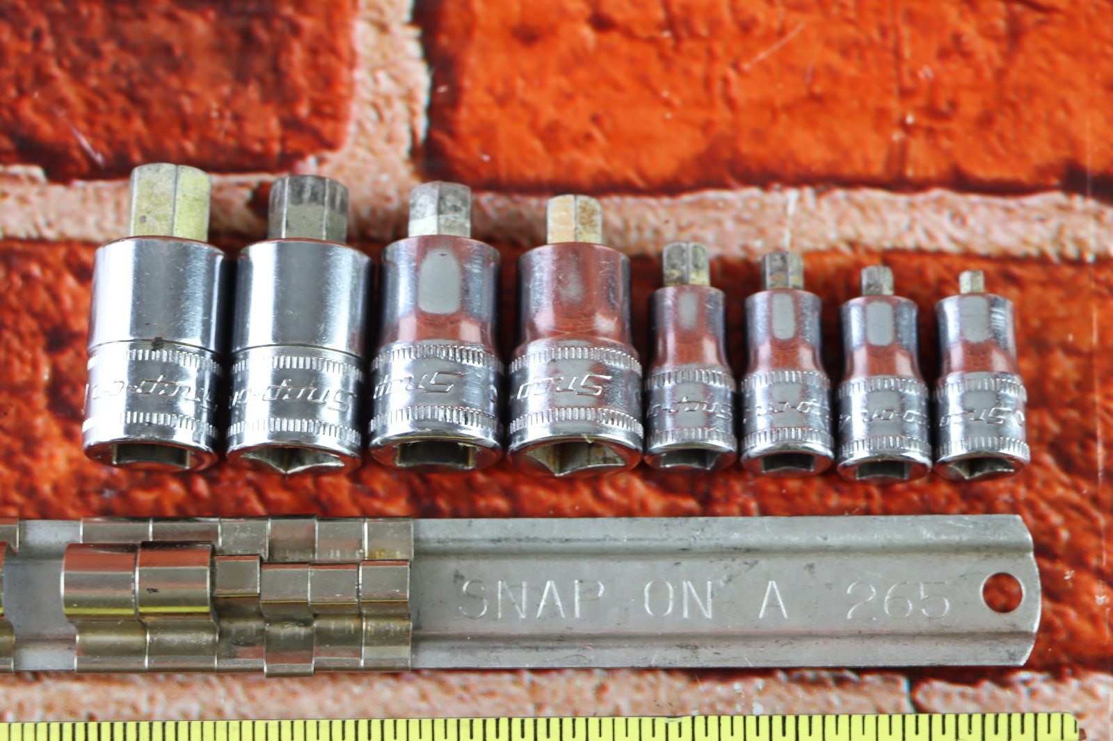 Snap-on 208EFTAMXSY 8Pc Metric Stubby Hex Head Socket Driver Set