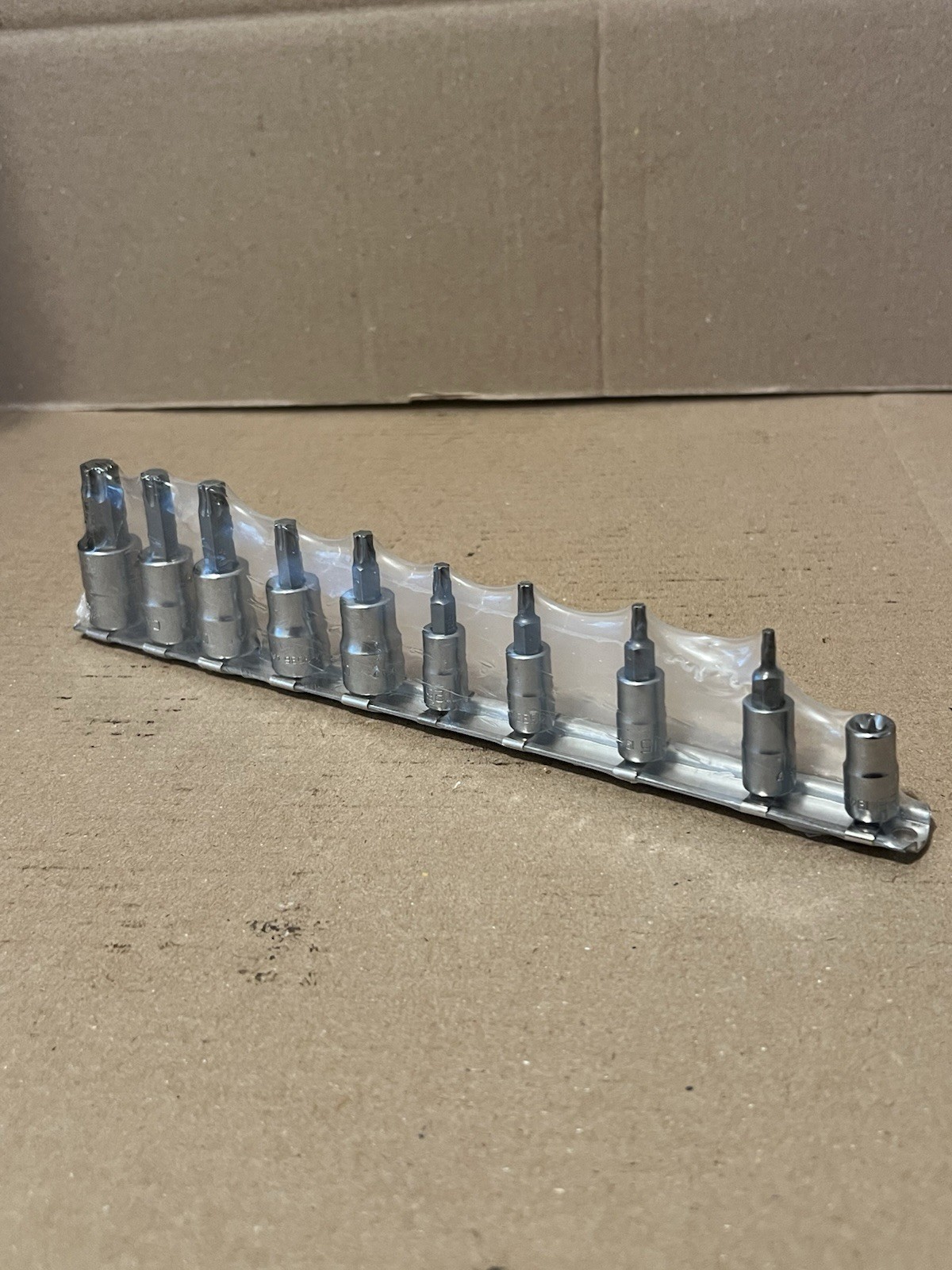 CAT/ Snap-On USA 10 Piece Torx Bit Socket Set T10-T55
