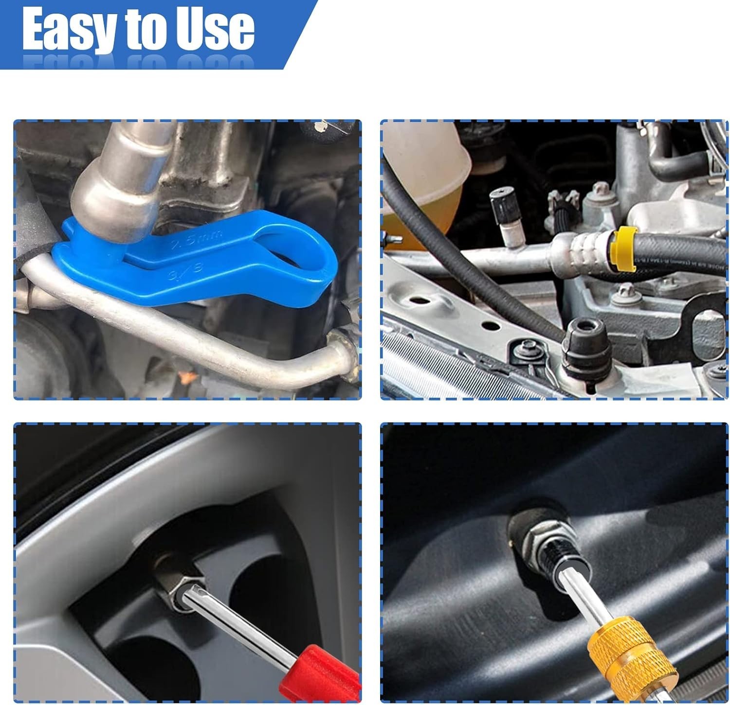 16PCS Fuel Line Disconnect Tool Set with Storage Box for Auto Repair Efficiency