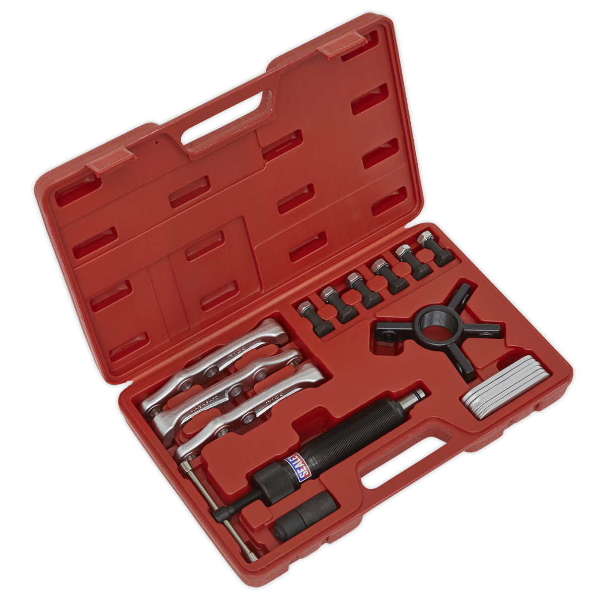 Sealey Hydraulic Puller Set Interchangeable Hydraulic Ram 19 Pieces PS981