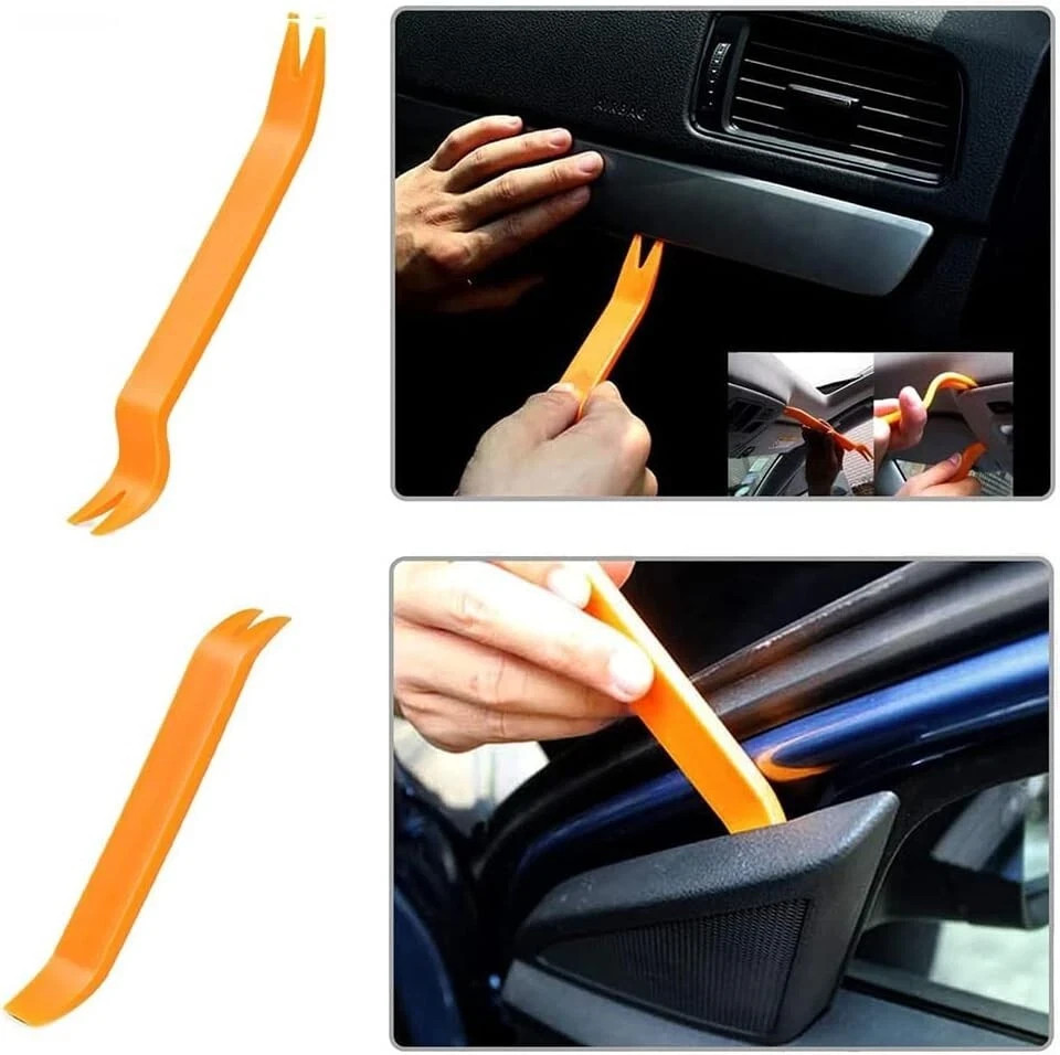 4Pcs Car Trim Radio Removal Tool Kit Panel Door Pry Dash Interior Clip Set New