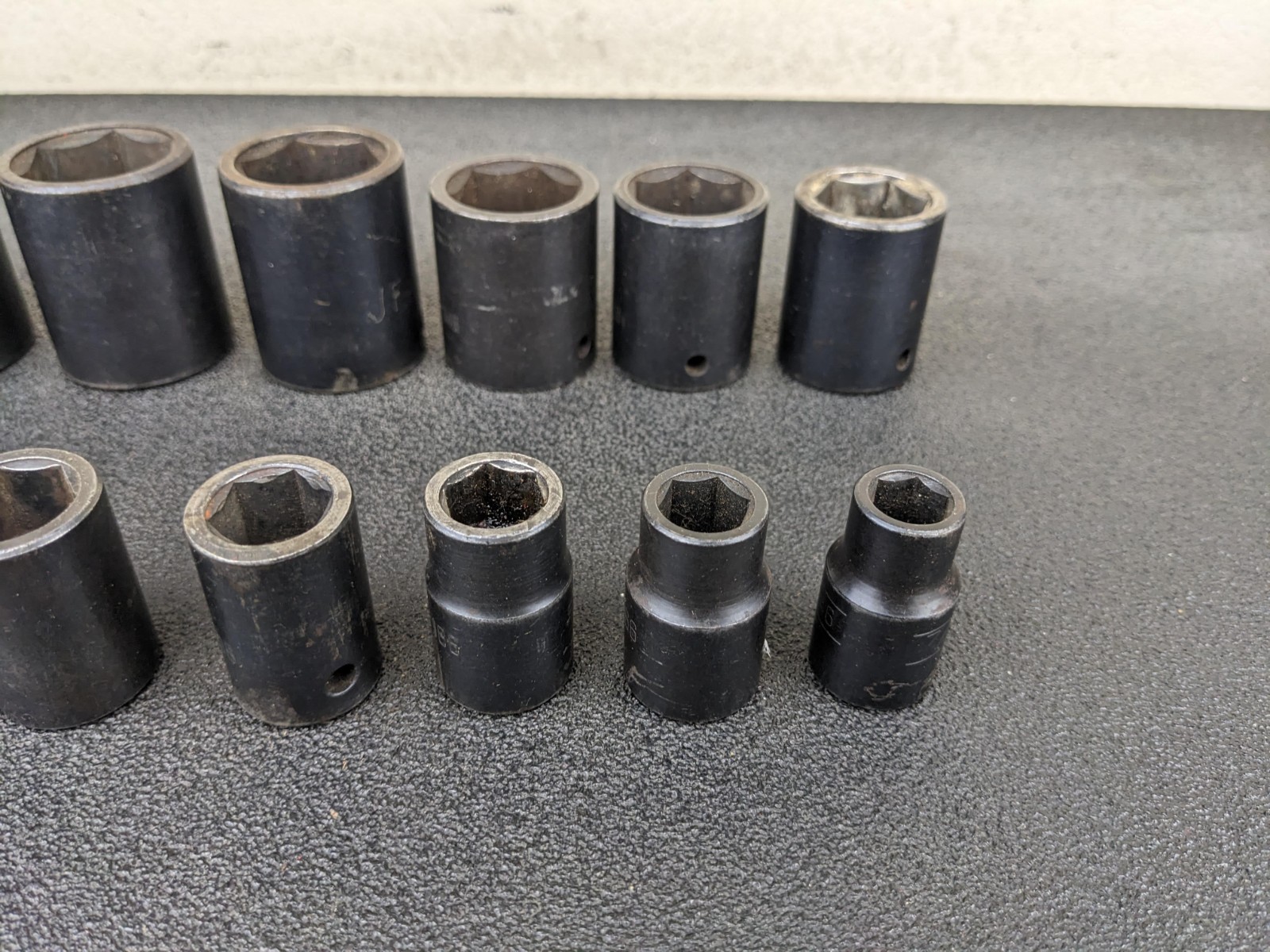 #bp318 MATCO SCP136T 15pc 1/2″ Drive SAE 6 IMPACT Socket Set 7/16″ to 1-5/16″
