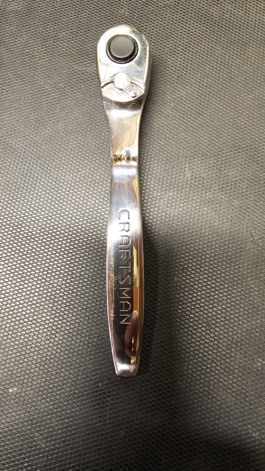 Vintage USA Craftsman KX-44994 1/4″ Drive Polished Thin-Profile Ratchet