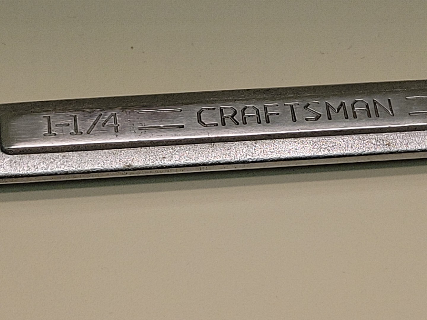 Craftsman 44708 Series VV 1-1/4″ Combination Wrench New Old Stock USA