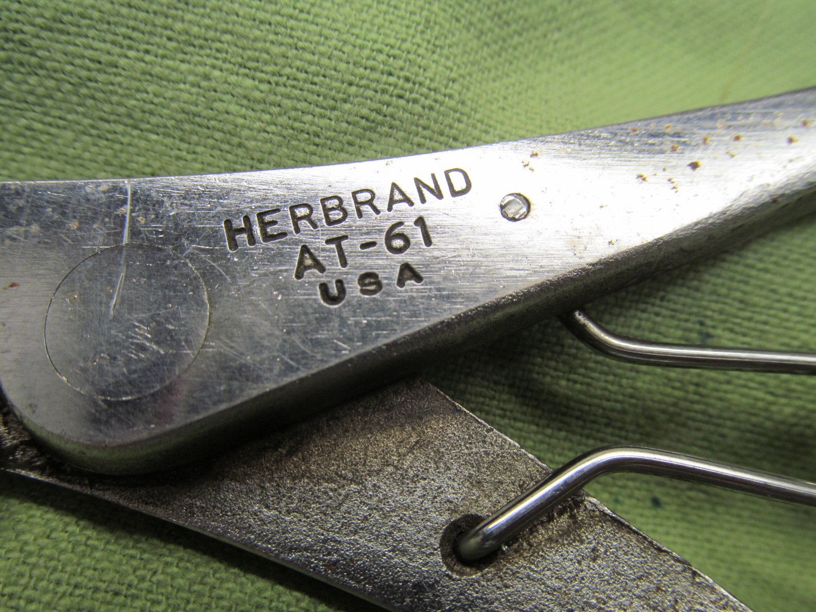 Vtg. Herbrand AT-61 External Snap Ring Pliers – Made in USA – Nice Shape