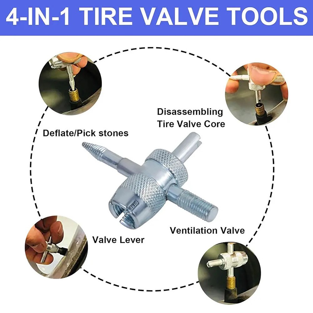 Complete 13PCS Tire Valve Stem Core Replacement Tool for Efficient Repairs