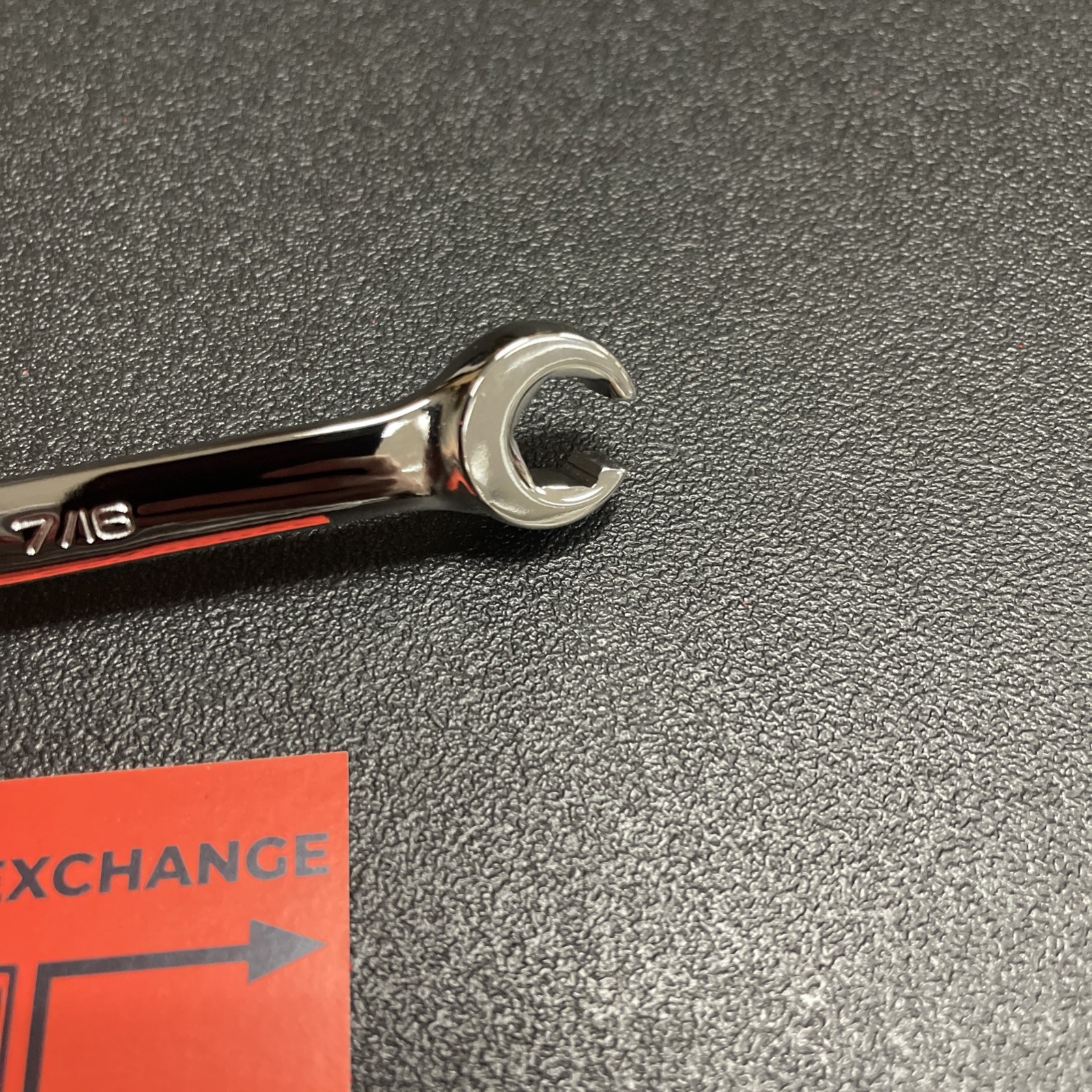 Snap-On Tools USA NEW 3/8″ 7/16″ SAE Double Flare Nut 6pt Line Wrench RXFS1214B