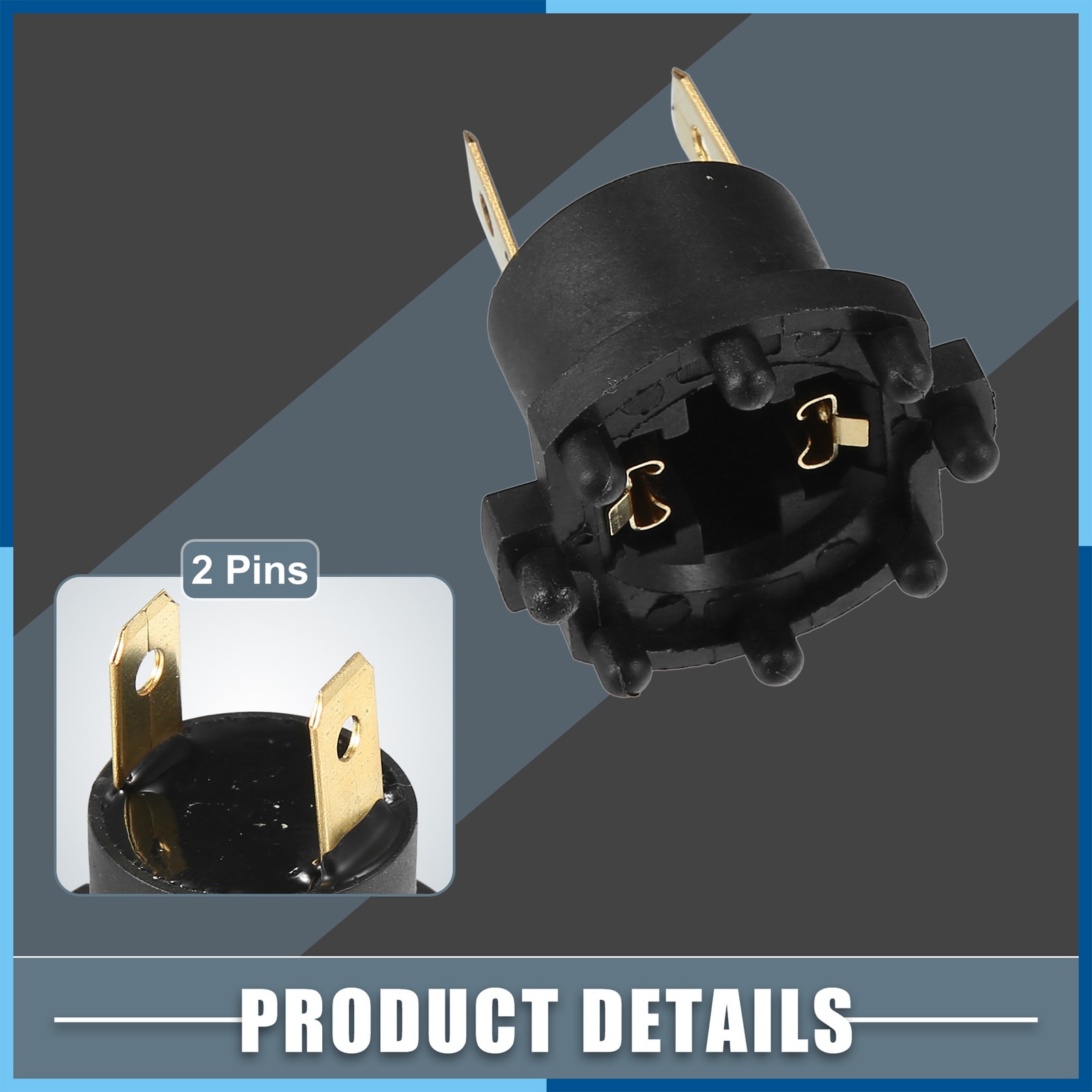 Car Headlight Bulb Socket Adapter B28V-51-0A3 Fit for Mazda 3 2004-2009 (2Set)
