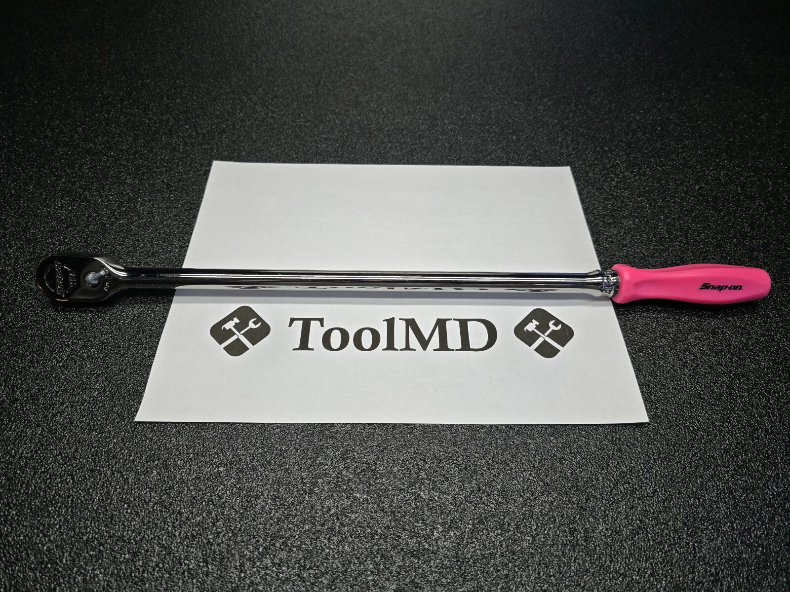 Snap-on Tools NEW HOT PINK 3/8″ Drive Hard Extra-Long Fixed Head Ratchet FHLLD80