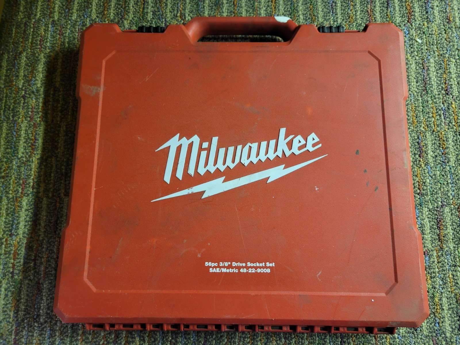 Milwaukee Ratchet + Socket Set 48-22-9008 | Incomplete