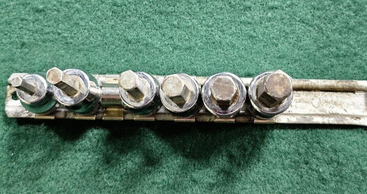 SNAP-ON 6PC 3/8″ Drive Metric Hex Bit Socket Set (4-10MM (NO 5MM)), 207EFAMY