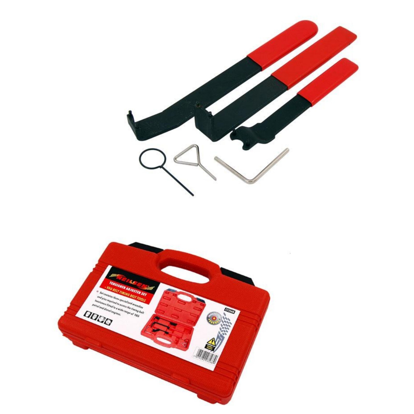 VAG Tensioner Adjuster Timing Belt Puller Tool Set (Genuine Neilsen CT3568)