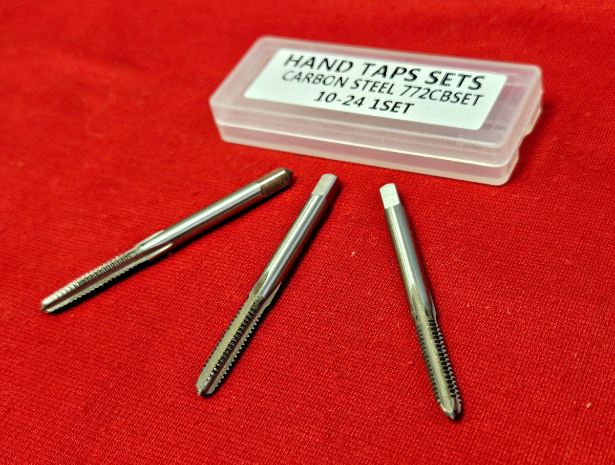 A1 467-01024 10-24 NC Carbon Steel Tap Set 3PC Taper Plug Bottom