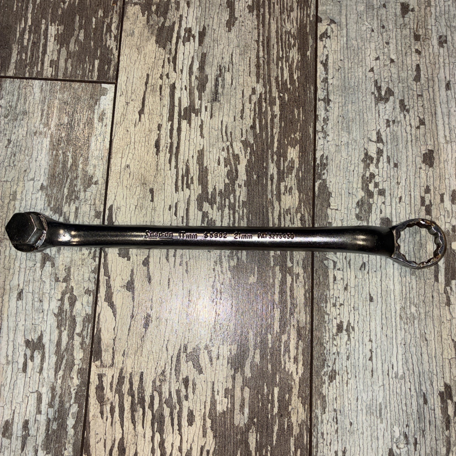 Snap-On Tools S5902 Oil Transmission Plug Box End 17mm 6-Pt & 21mm 12-Pt Wrench