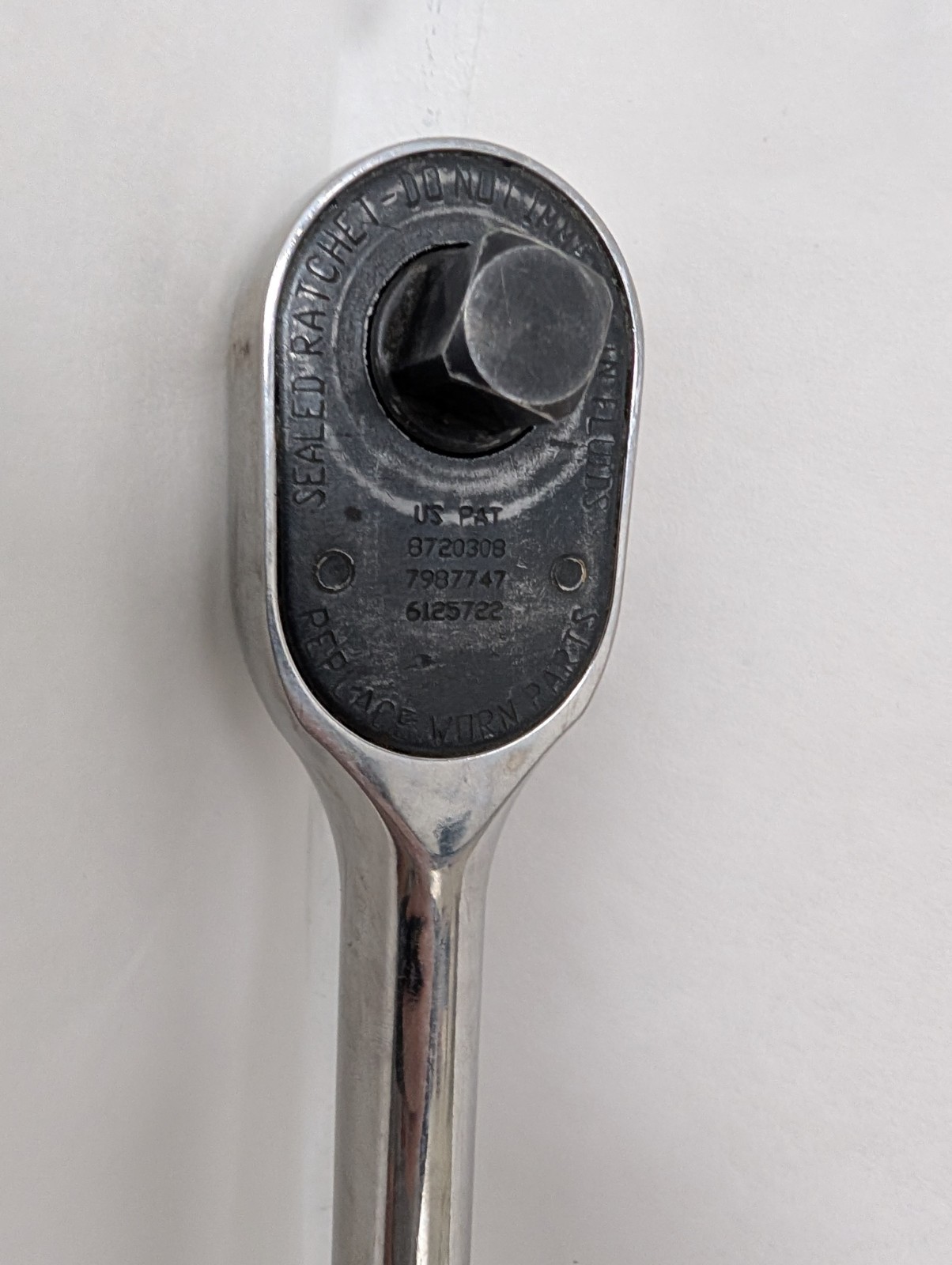 Snap-on FHLF80A 3/8″ Drive Long Flex Head Ratchet Red Soft Grip USA Dual 80