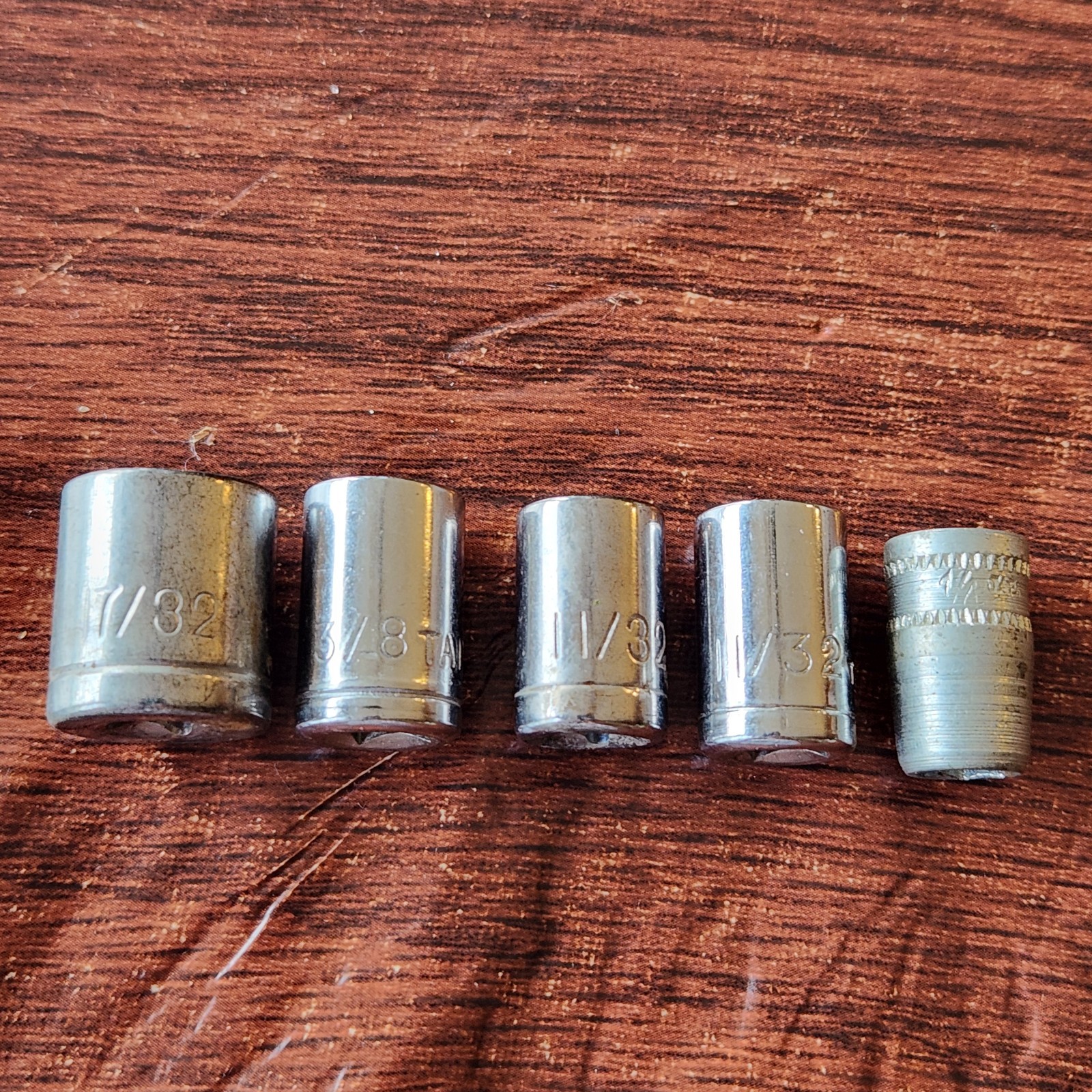Lot of 24 Standard & Metric 1/4″ Drive Sockets Taiwan Japan Sri Lanka