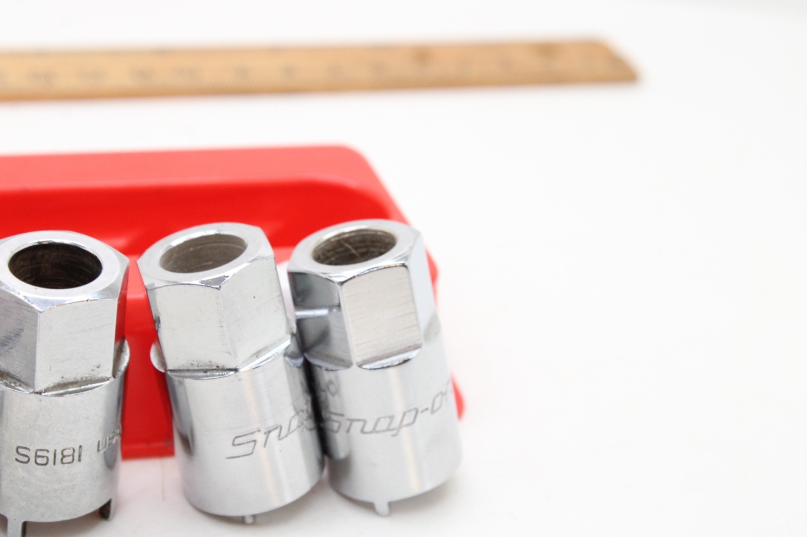 Snap on RARE 2006ANT 6-Piece Chrome Vehicle Antenna Nut Socket Set USA