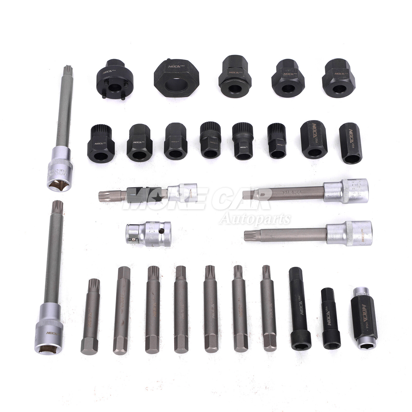 30pcs Alternator Pulley Puller Alternators Freewheel Tool Set Special Socket Set