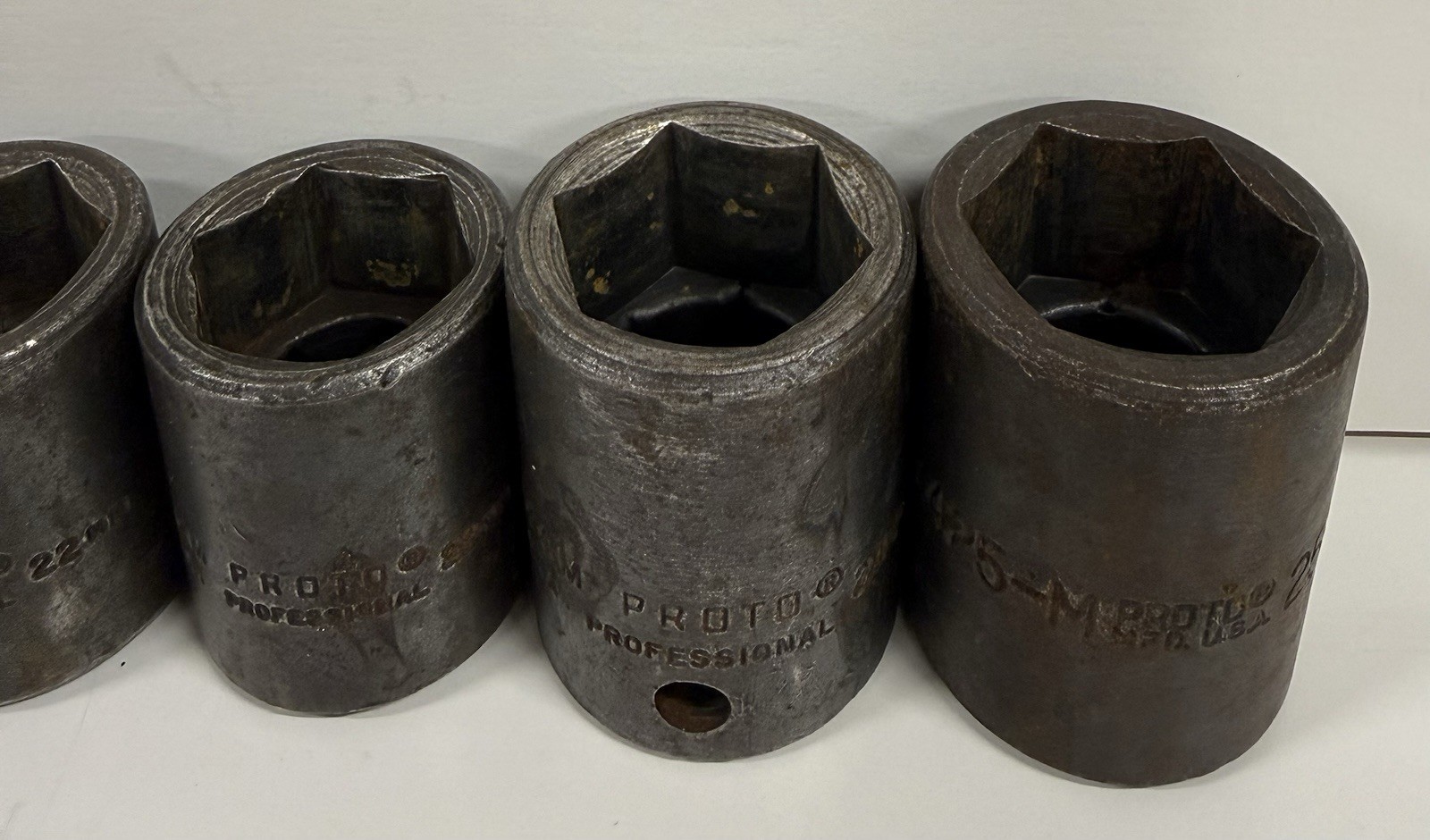 10 Proto Professional Short Impact Socket 1/2 Drive 6 Pt Point 10 – 25 MM Metric