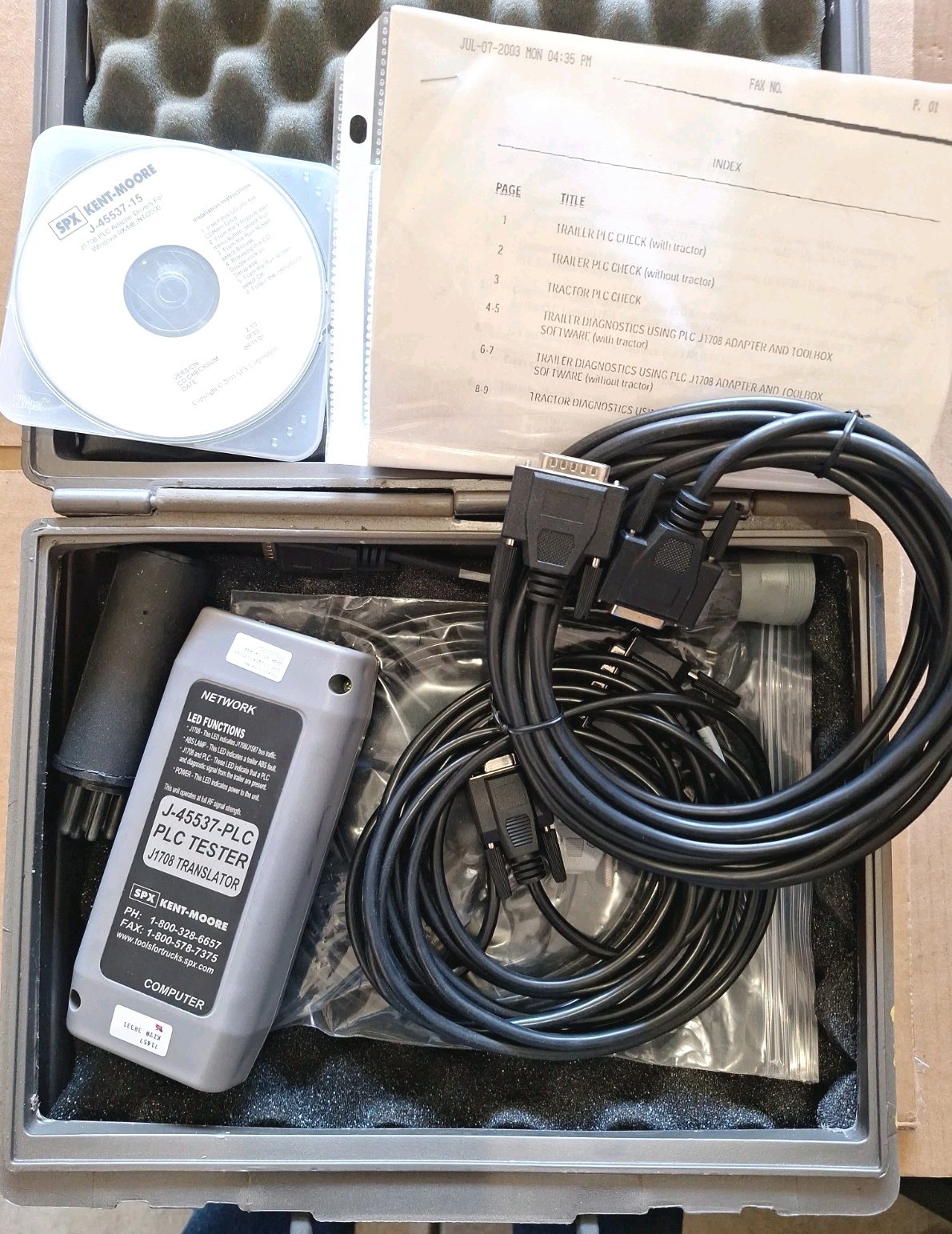 SPX Kent-Moore J-45537-MRR-A Kit, ABS PLC/J1708 Translator
