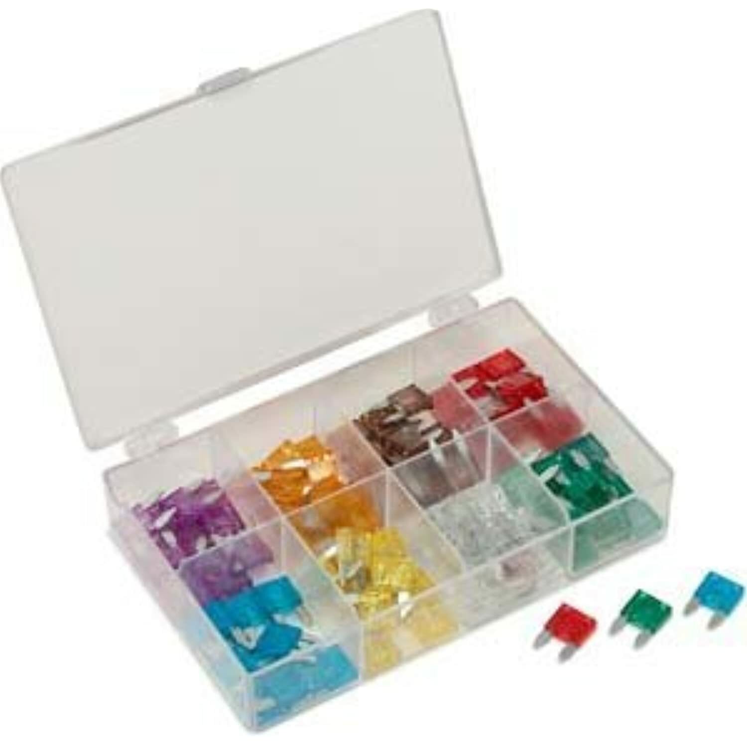 Tekz TZ45229 96 Pieces Mini Blade Fuse Assortment