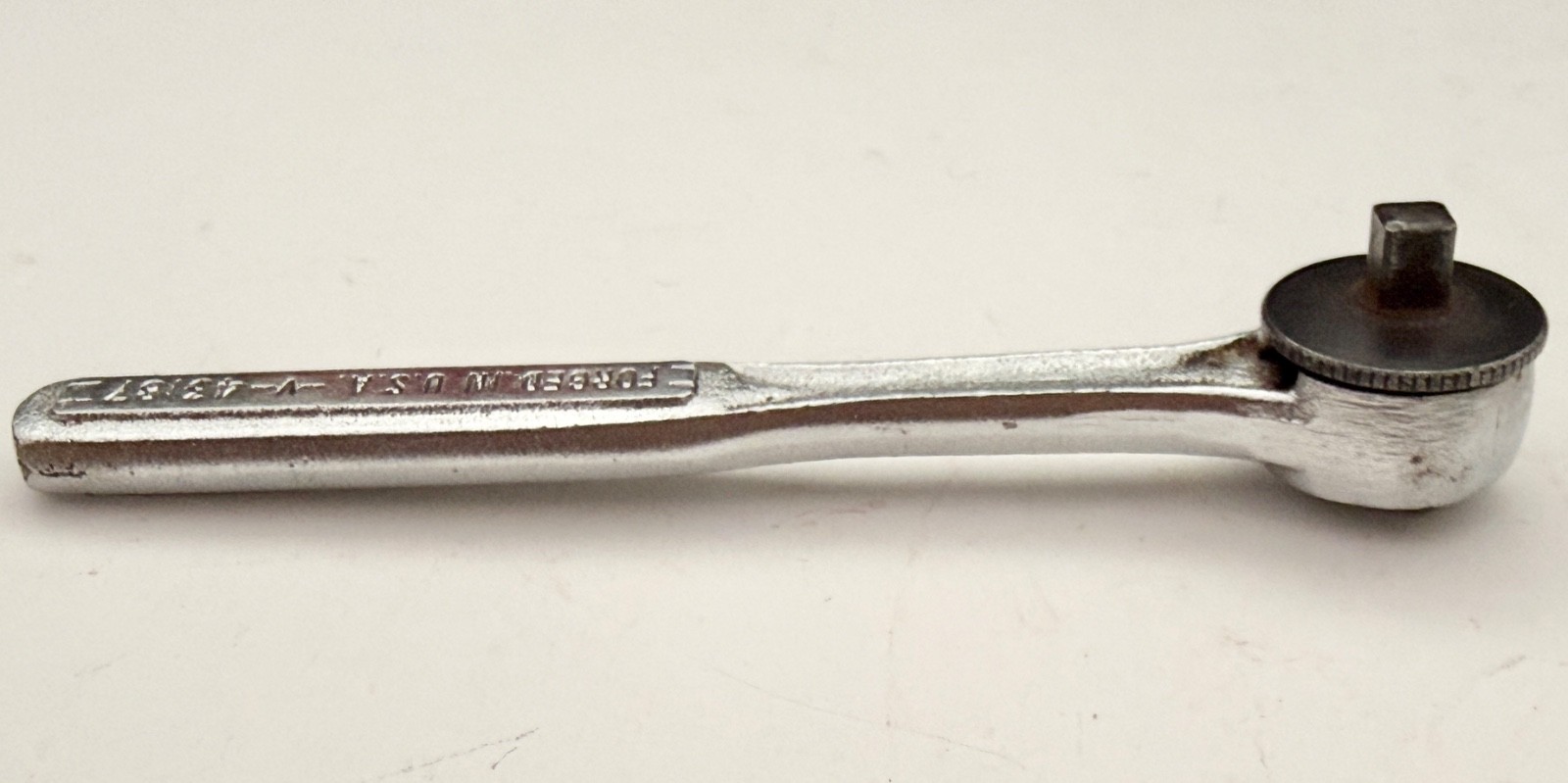 Vintage Craftsman # 43187 – 1/4” Drive Thumb Wheel Spinner Ratchet Made In USA