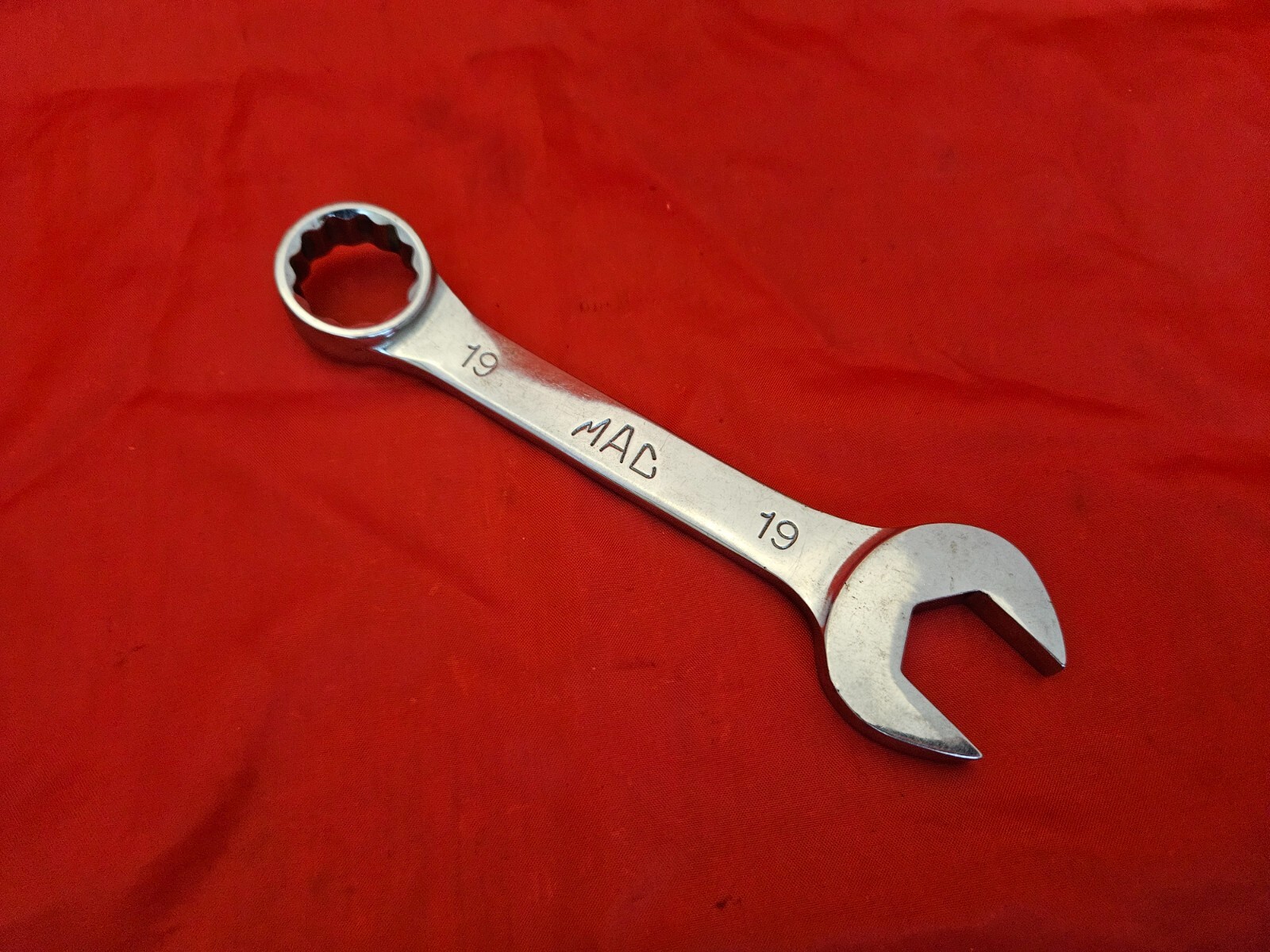 MAC CS219MMR 19mm 12 Point Stubby Combination Wrench Metric USA S10