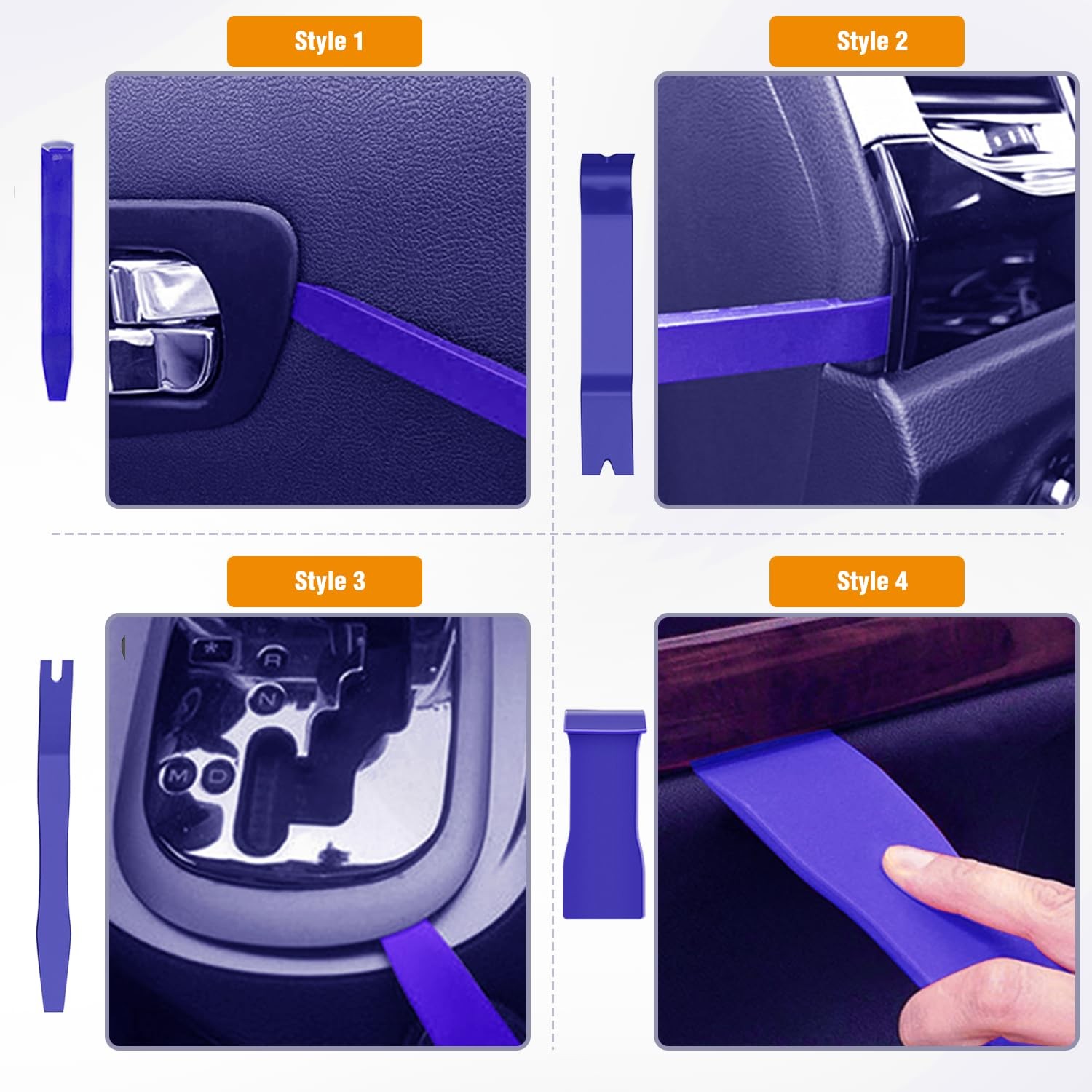 6PCS Auto Trim Removal Tool Kit for Car Audio Dash Window Fasteners