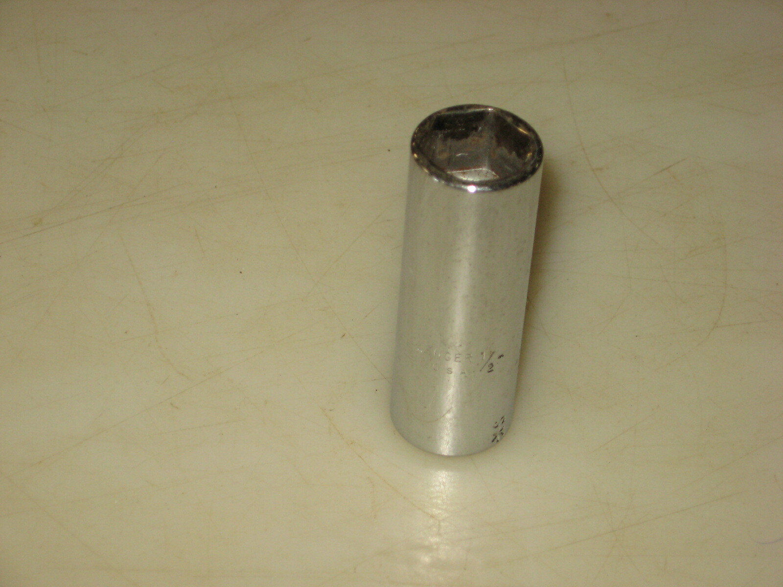 NEW 1/4″-dr 1/2″ 6-pt STD. DEEP SOCKET, USA, CHALLENGER by PROTO # 1116