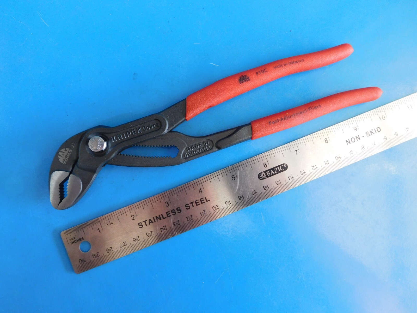 NEW, MAC TOOLS, 10 IN. COBRA SELF GRIPPING PLIERS, PART #P10C