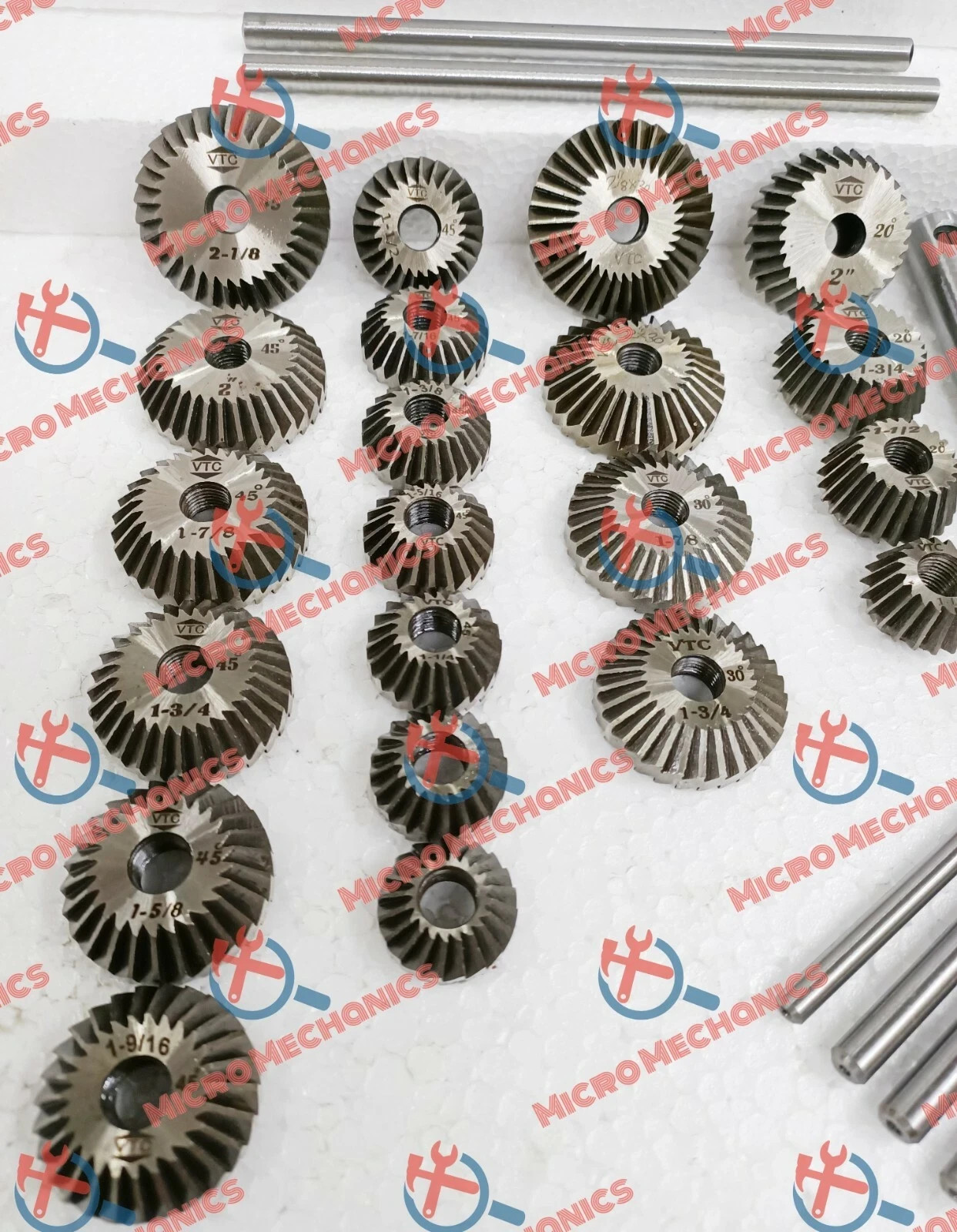 21 PCS VALVE SEAT CUTTER SET HIGH CARBON STEEL VINTAGE STYLE METAL BOX PACKED