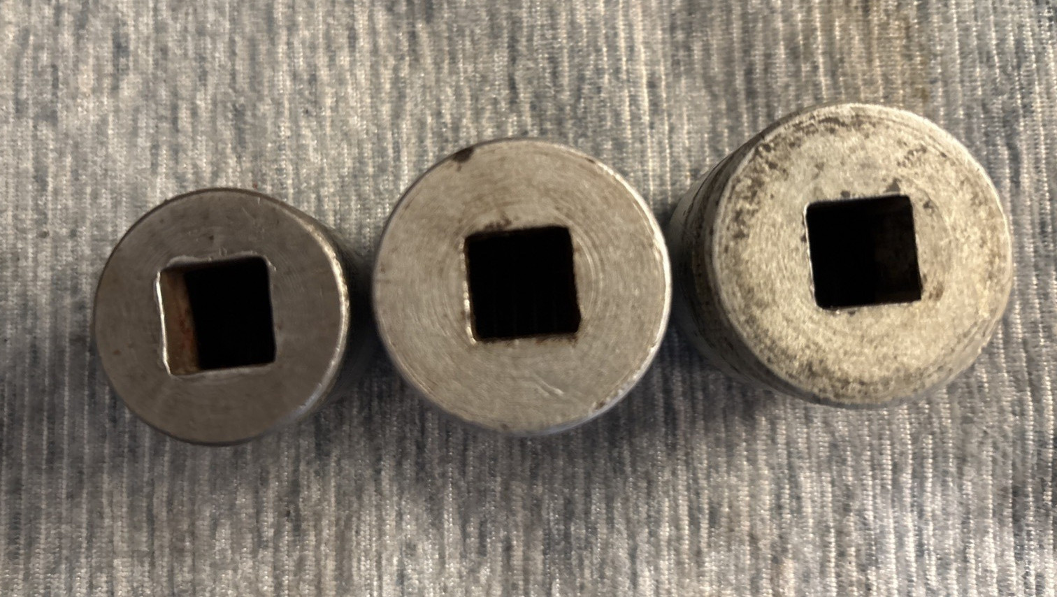 Vintage Knurled S-K (SK) Socket Lot – 1/2 Drive SAE 10 PCs – 7/16” to 1 1/16”