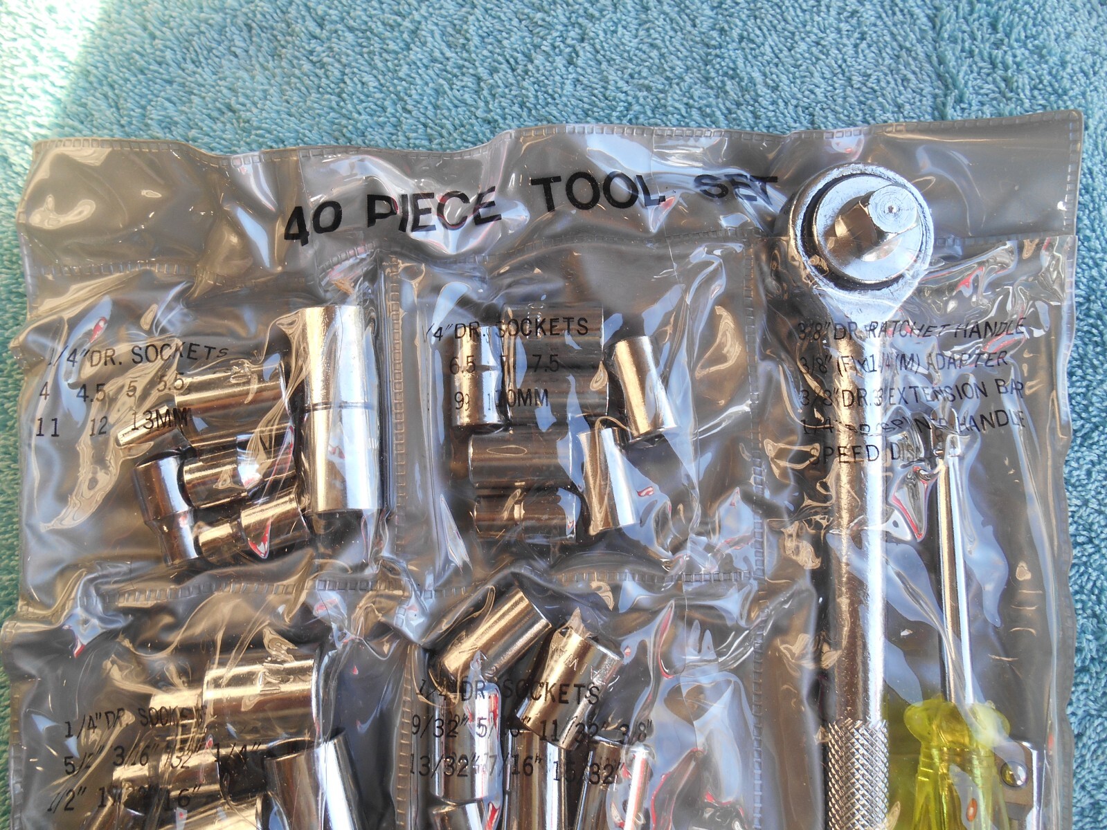 Turnbull Tools 40 piece Tool Set NEW OLD Stock Ratchet Sockets