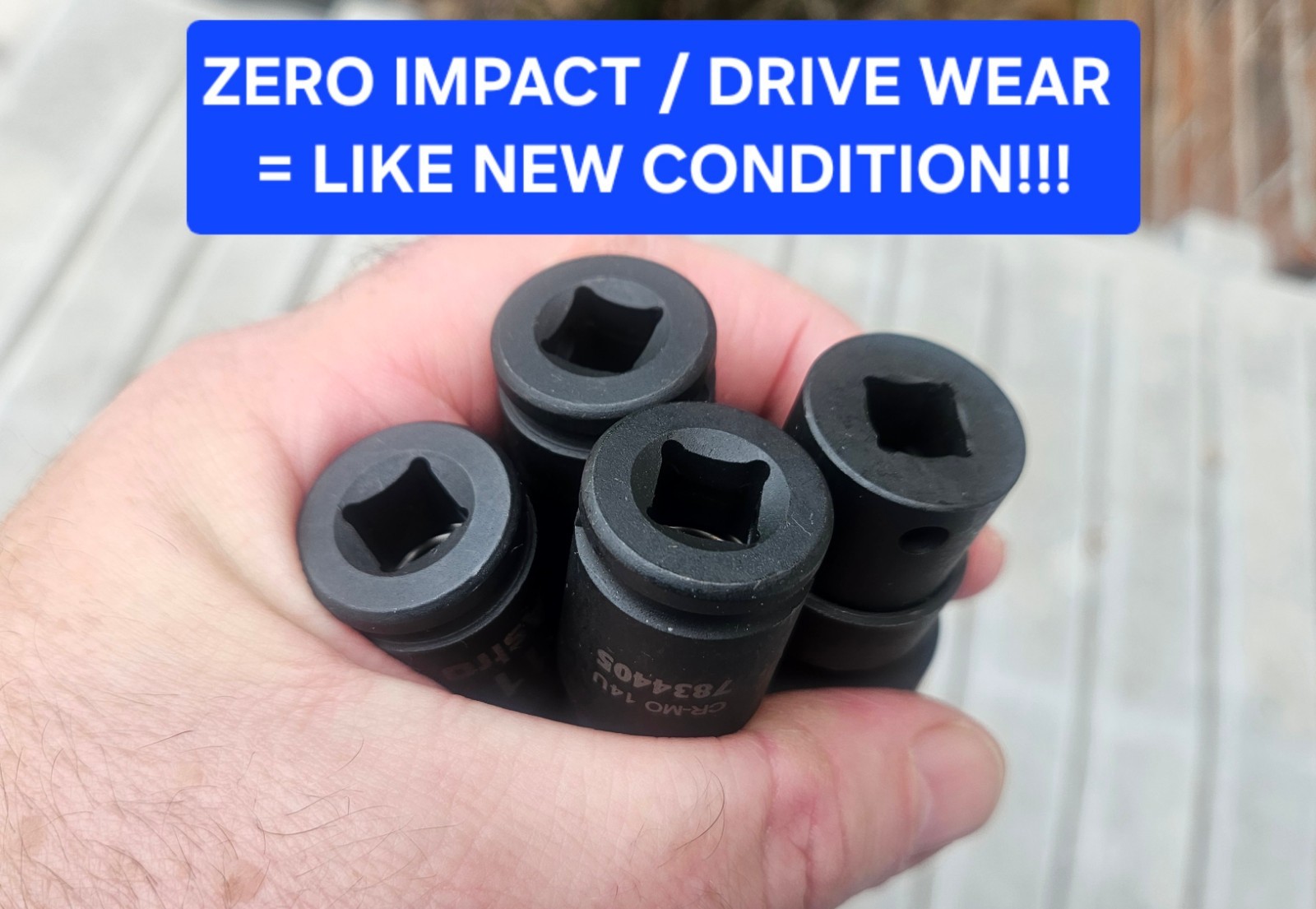 3/8″ Astro Pneumatic Pinless / Gearwrench Pinned Metric Impact Socket Set 15PCS