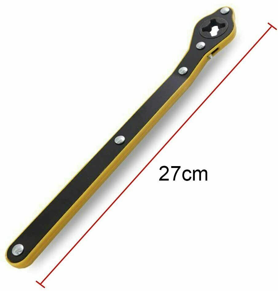 Handle Labor Saving Wrench Car Scissor Jack Ratchet Wrench Tire Wheel Lug Wrench