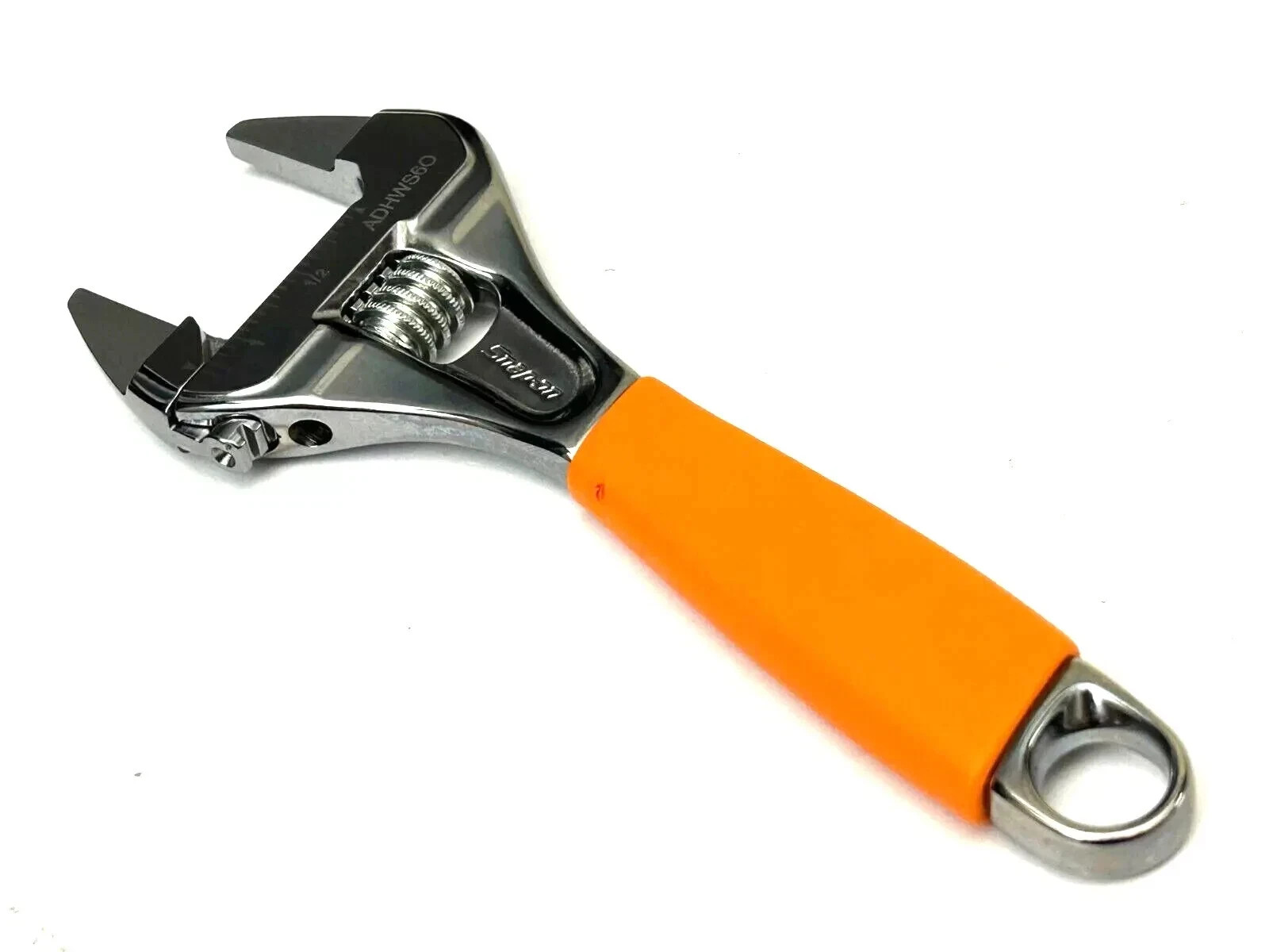 NEW Snap-On Tools Orange 6» SLIM ADJUSTABLE WRENCH Smooth Jaw ADHWS6O Free Ship