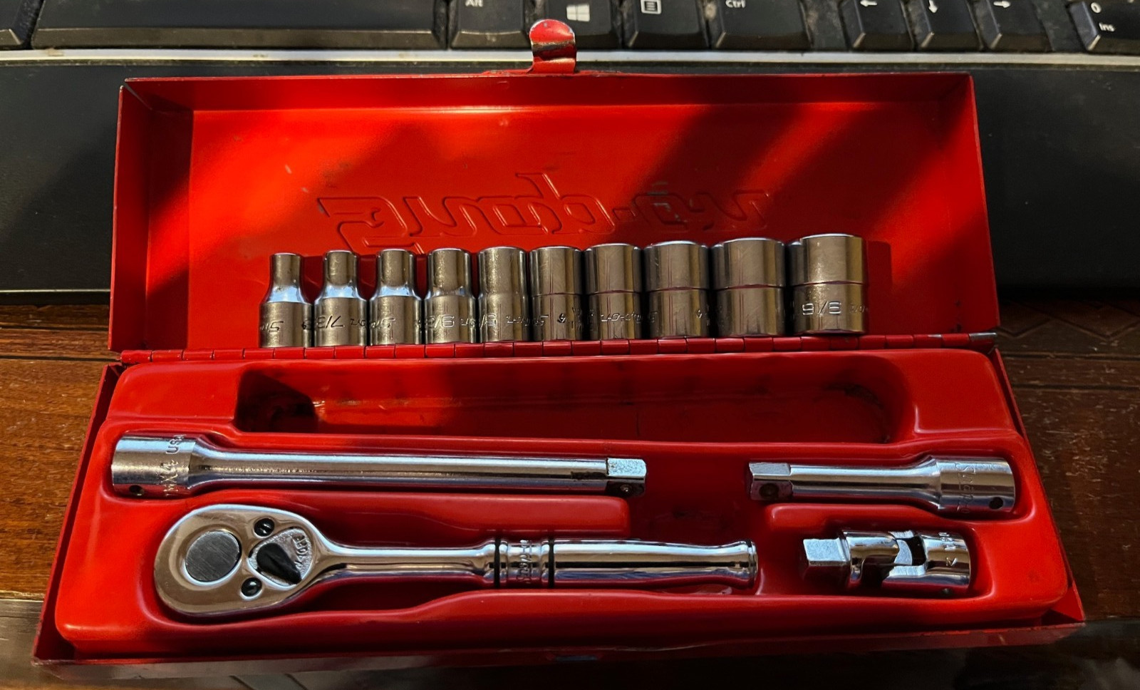 Snap-on KRA229 1/4″ SAE General Service Set 1989 Date Code
