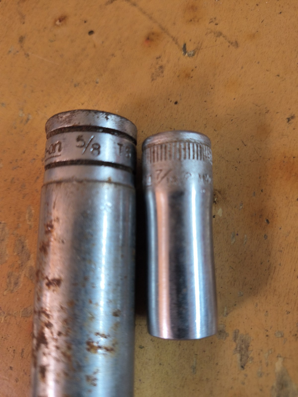 To Snap-on Deep Sockets 1/2″ 5/8 TS 6 Pt, And 7/16 3/8 12pt