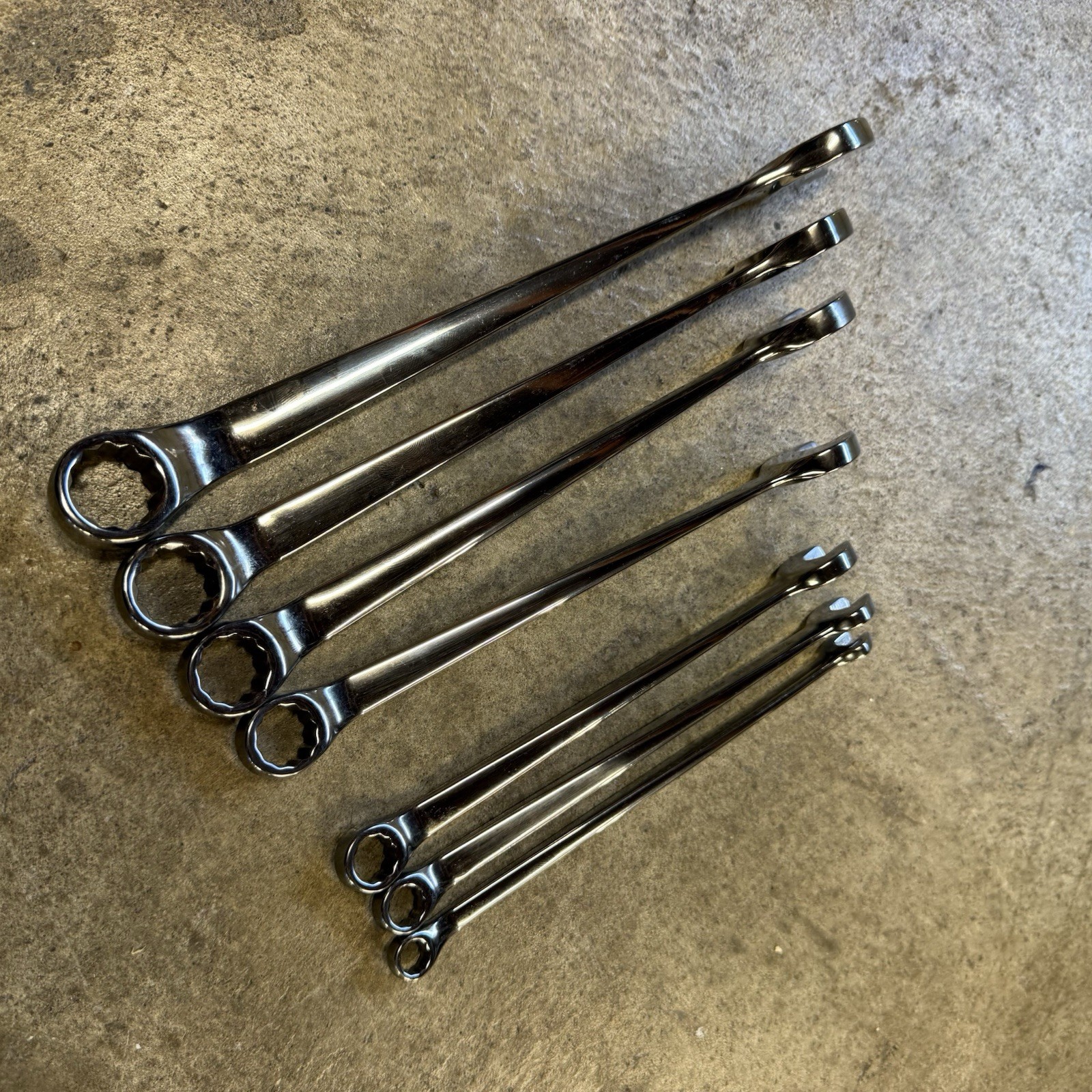 Craftsman Cross-Force SAE Combination Wrench Set NO 1/2” 7pc 5/16-3/4 USA 946520