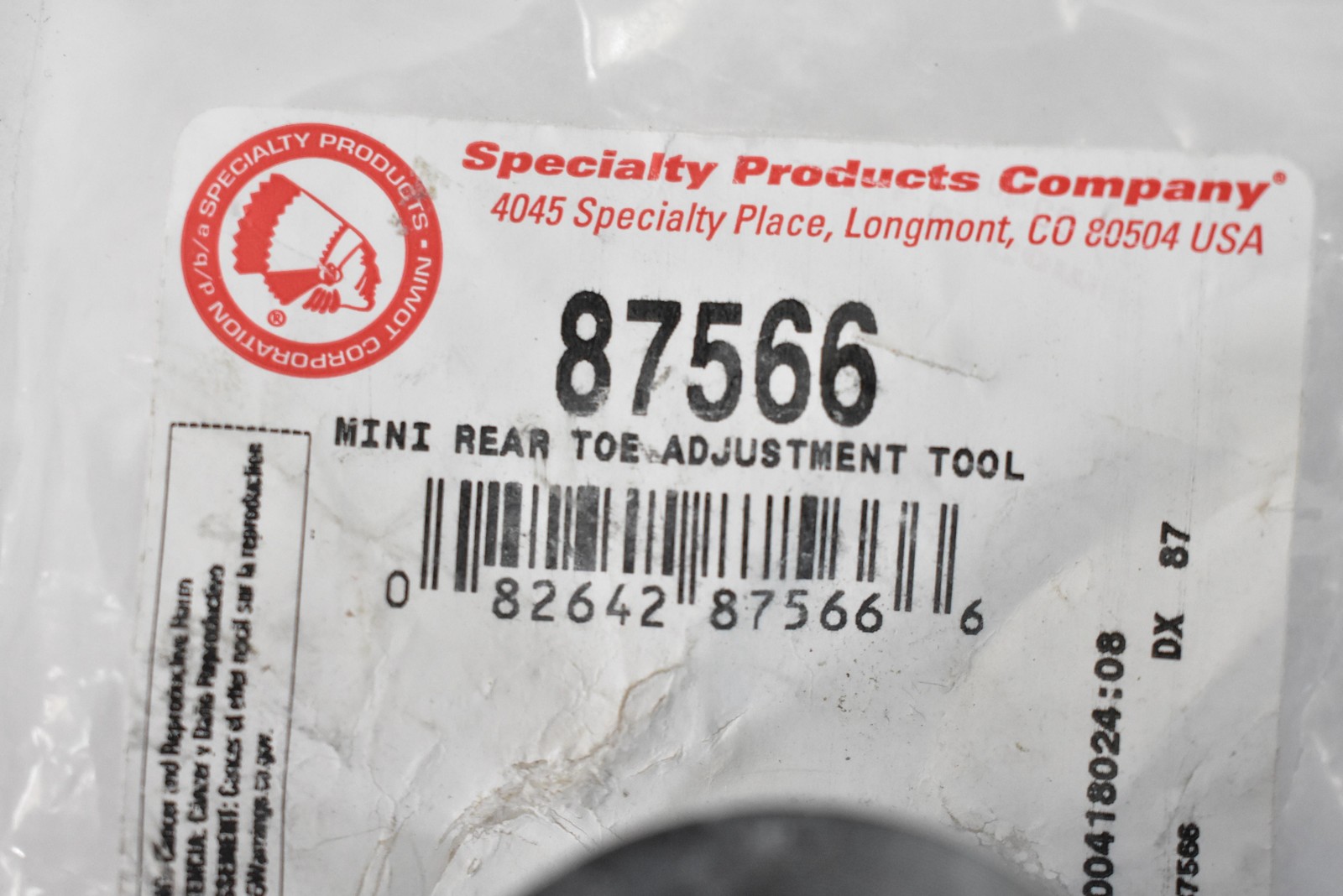 Specialty Products Company 87566 Inner Tie Rod Tool Silver Made In USA New Other
