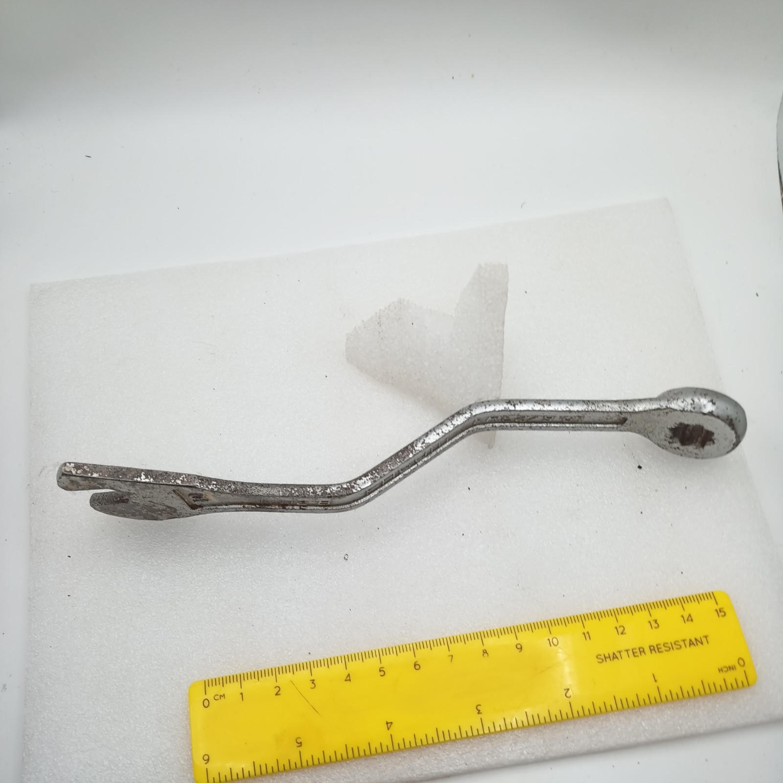 Facom 10mm T112B FRE279 01 Cranked Brake Spanner. Square & Open End Obstruction