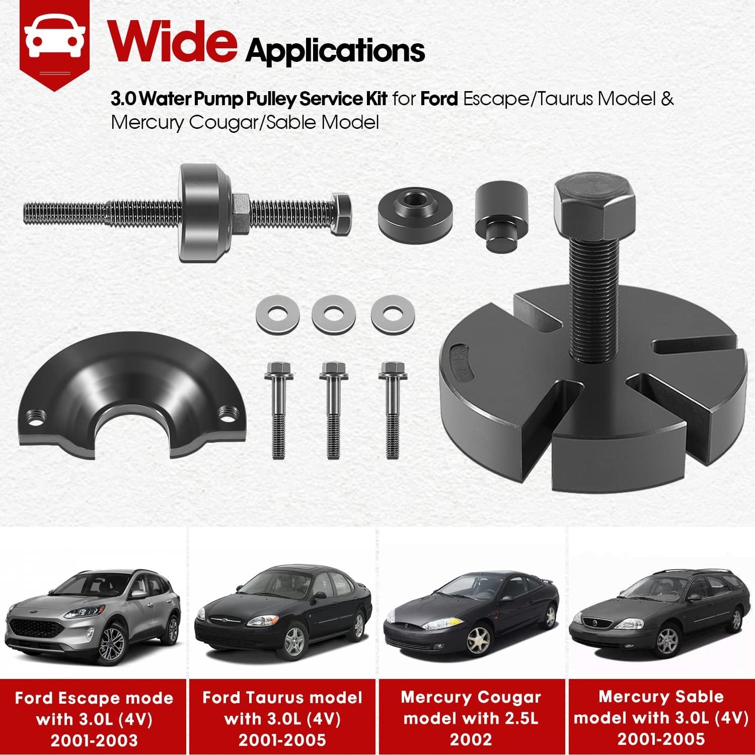 For Ford/Mercury Water Pump Pulley Removal Tool 303-S455 303-009 211-185