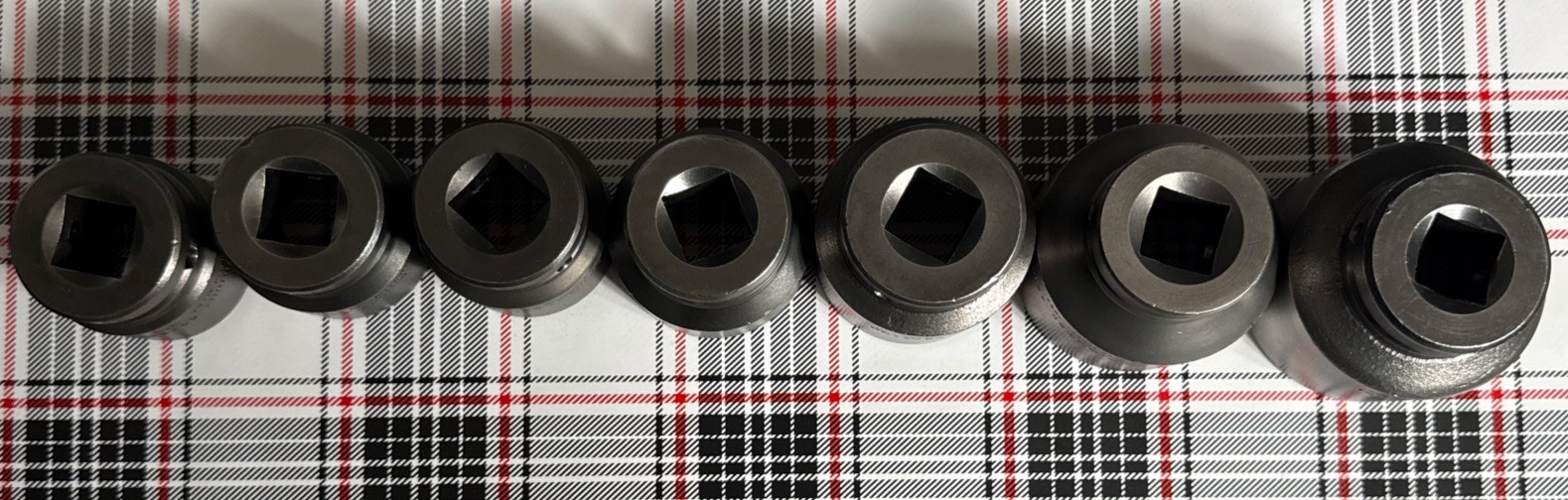 NOS WRIGHT TOOL 7pc METRIC STD 6pt IMPACT SOCKET SET 3/4” Dr 32mm – 50mm USA