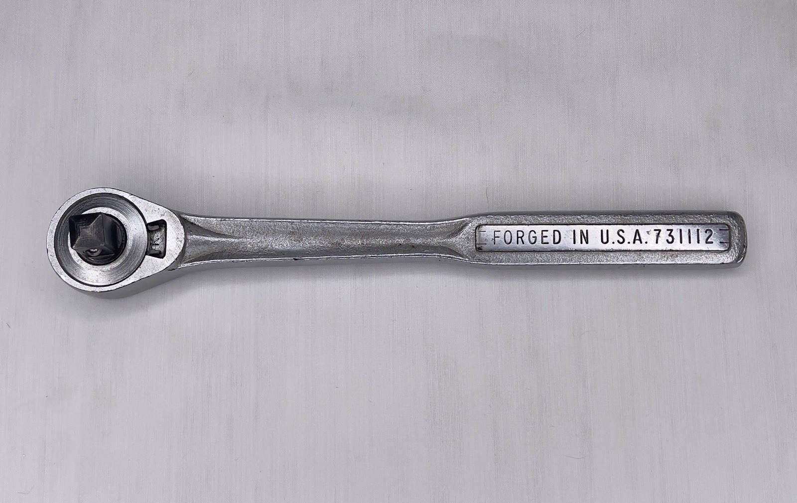 Vintage Easco 1/2″ drive 10″ Ratchet 731112 USA